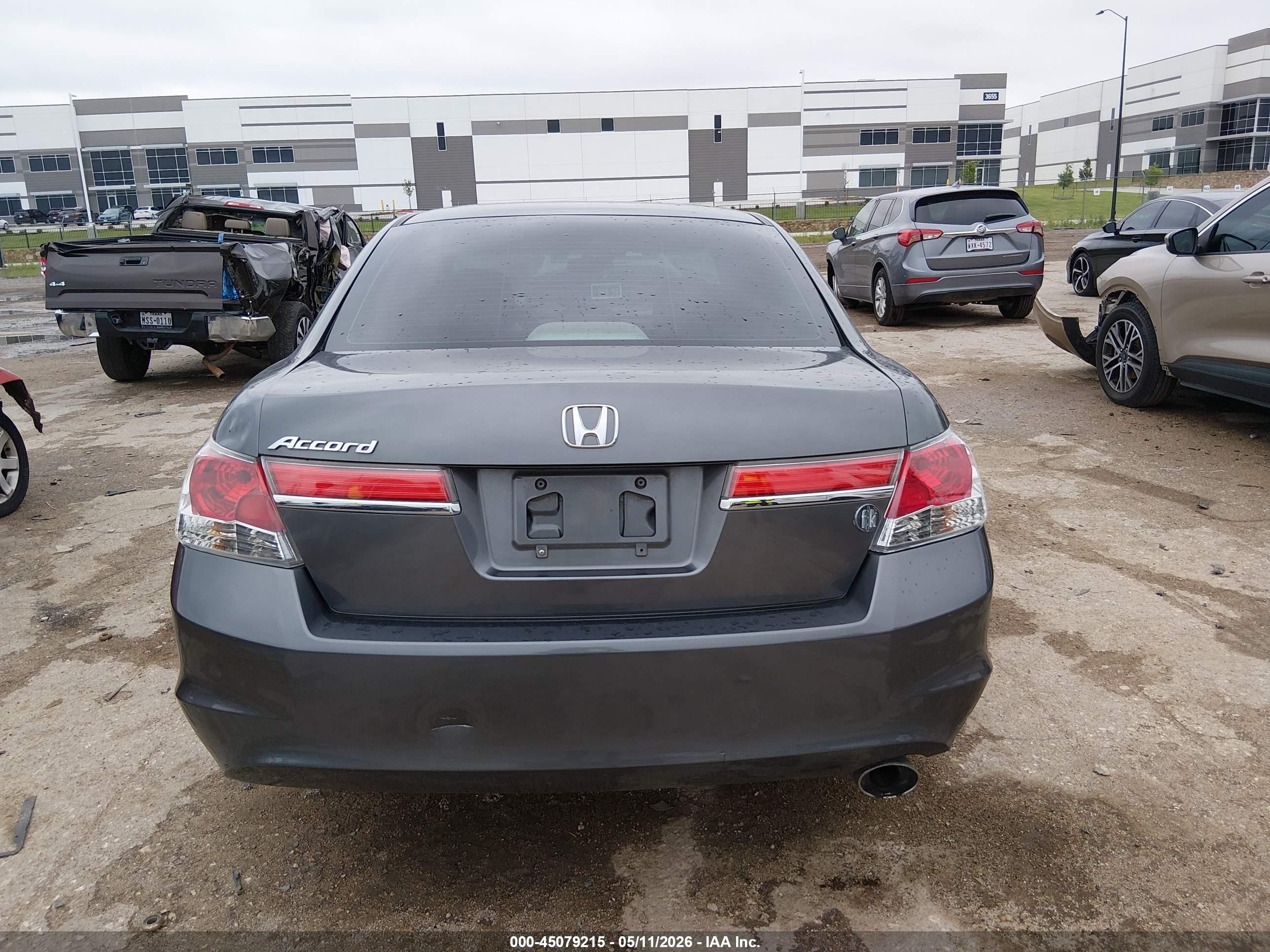 2012 Honda Accord 2.4 Lx Gray vin: 1HGCP2F30CA228120