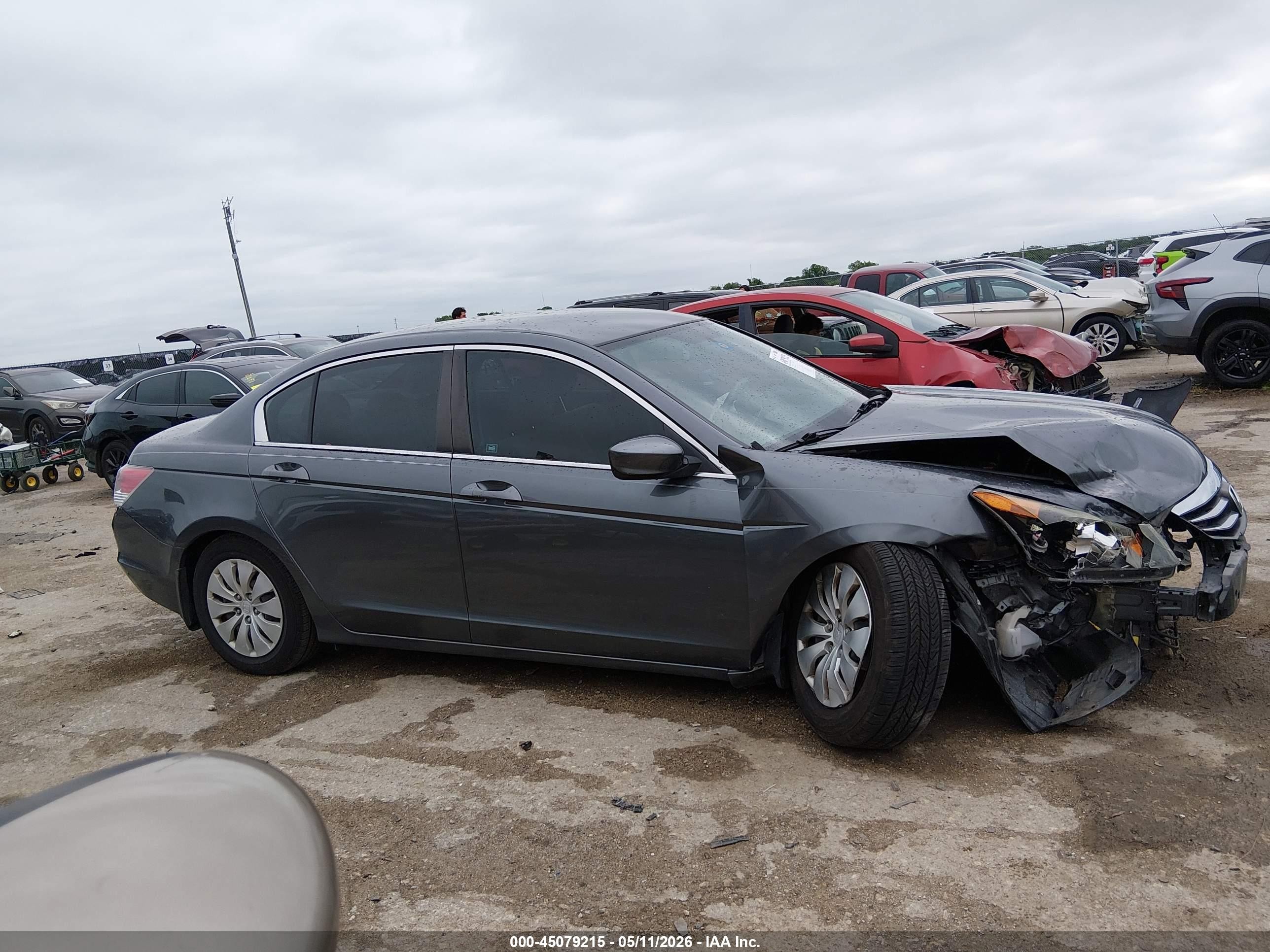 2012 Honda Accord 2.4 Lx Gray vin: 1HGCP2F30CA228120