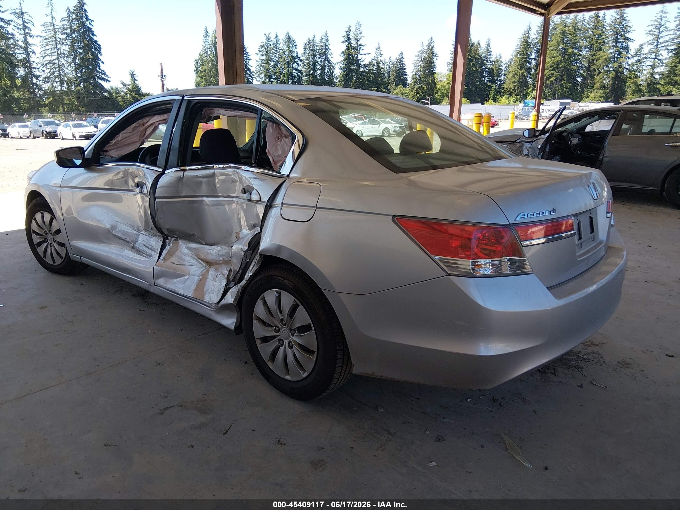 2012 Honda Accord 2.4 Lx Silver vin: 1HGCP2F30CA230479
