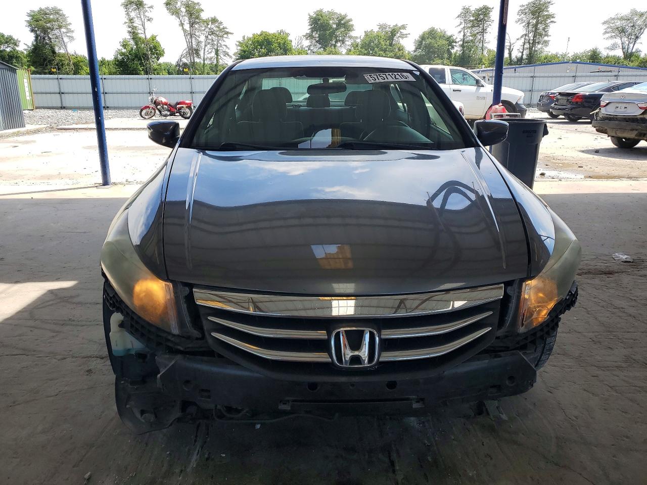 2012 Honda Accord 4d Se Gray vin: 1HGCP2F30CA232605
