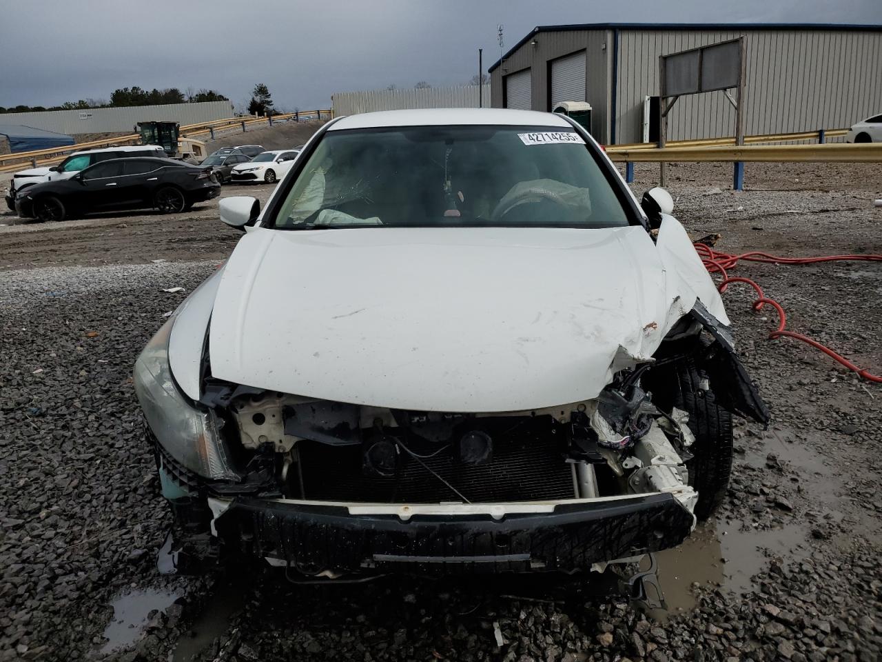 2012 Honda Accord Lx White vin: 1HGCP2F30CA236864