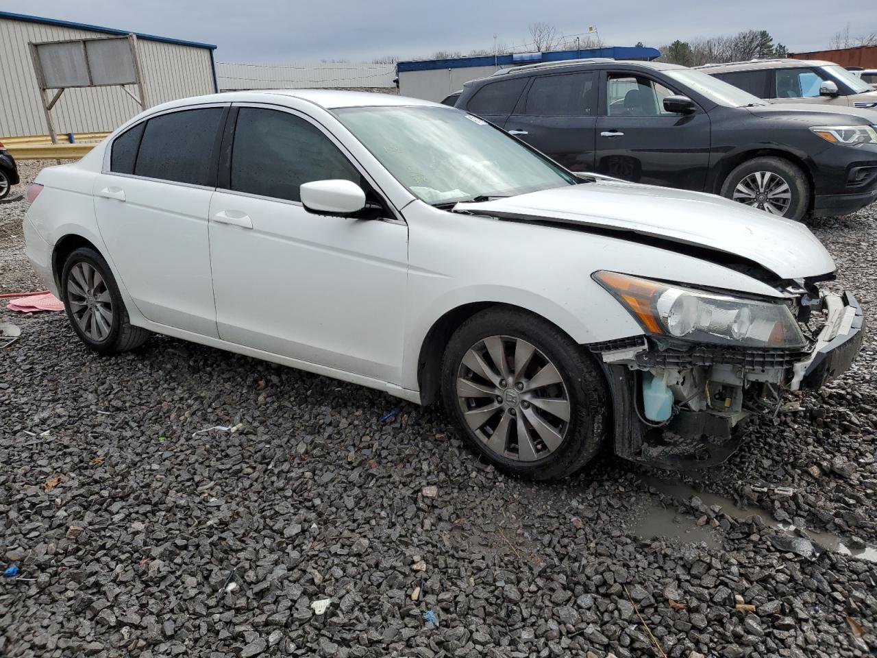 2012 Honda Accord Lx White vin: 1HGCP2F30CA236864