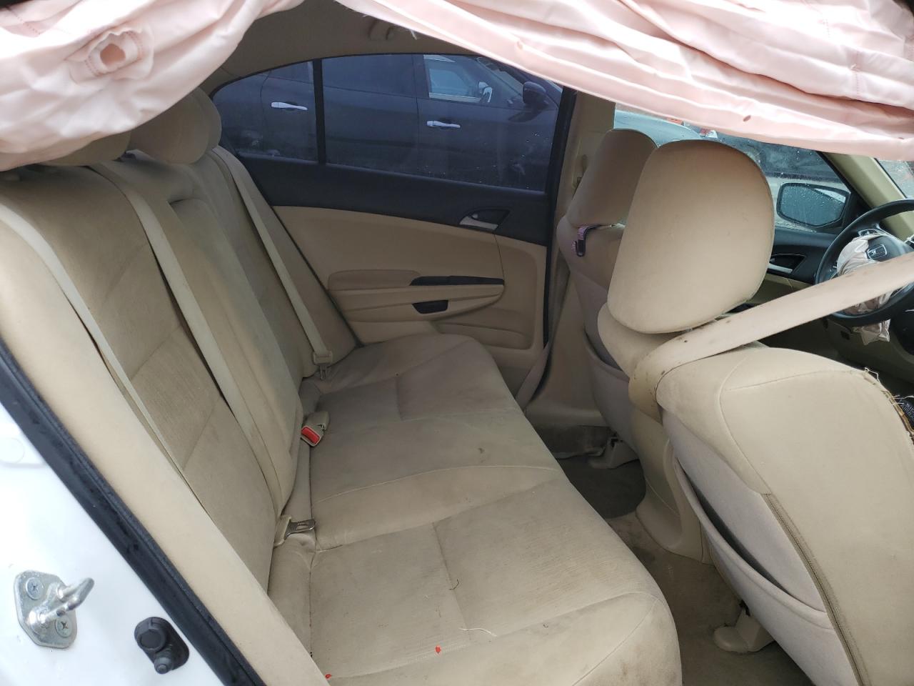 2012 Honda Accord Lx White vin: 1HGCP2F30CA236864