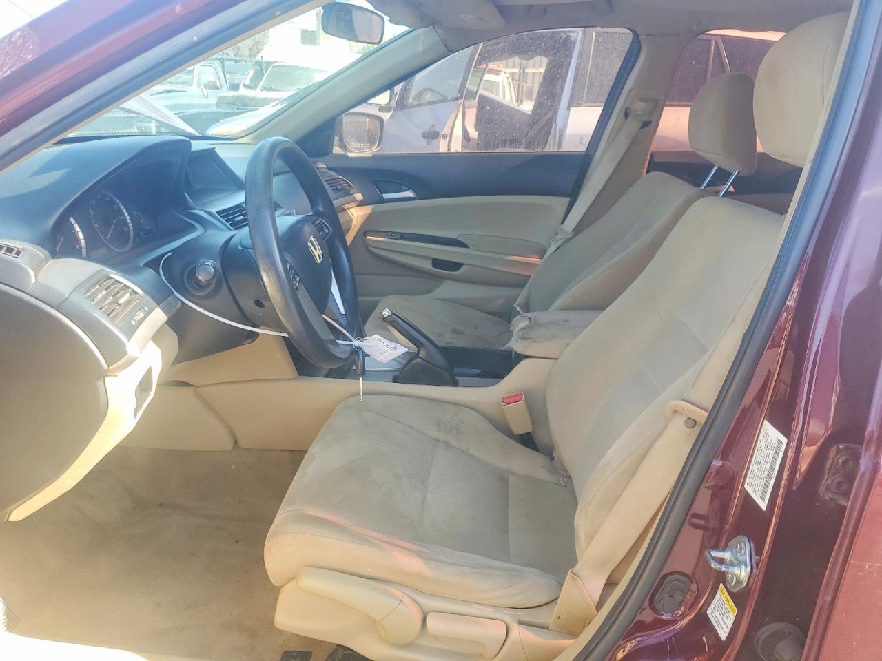 2012 Honda Accord Lx Burgundy vin: 1HGCP2F30CA237352