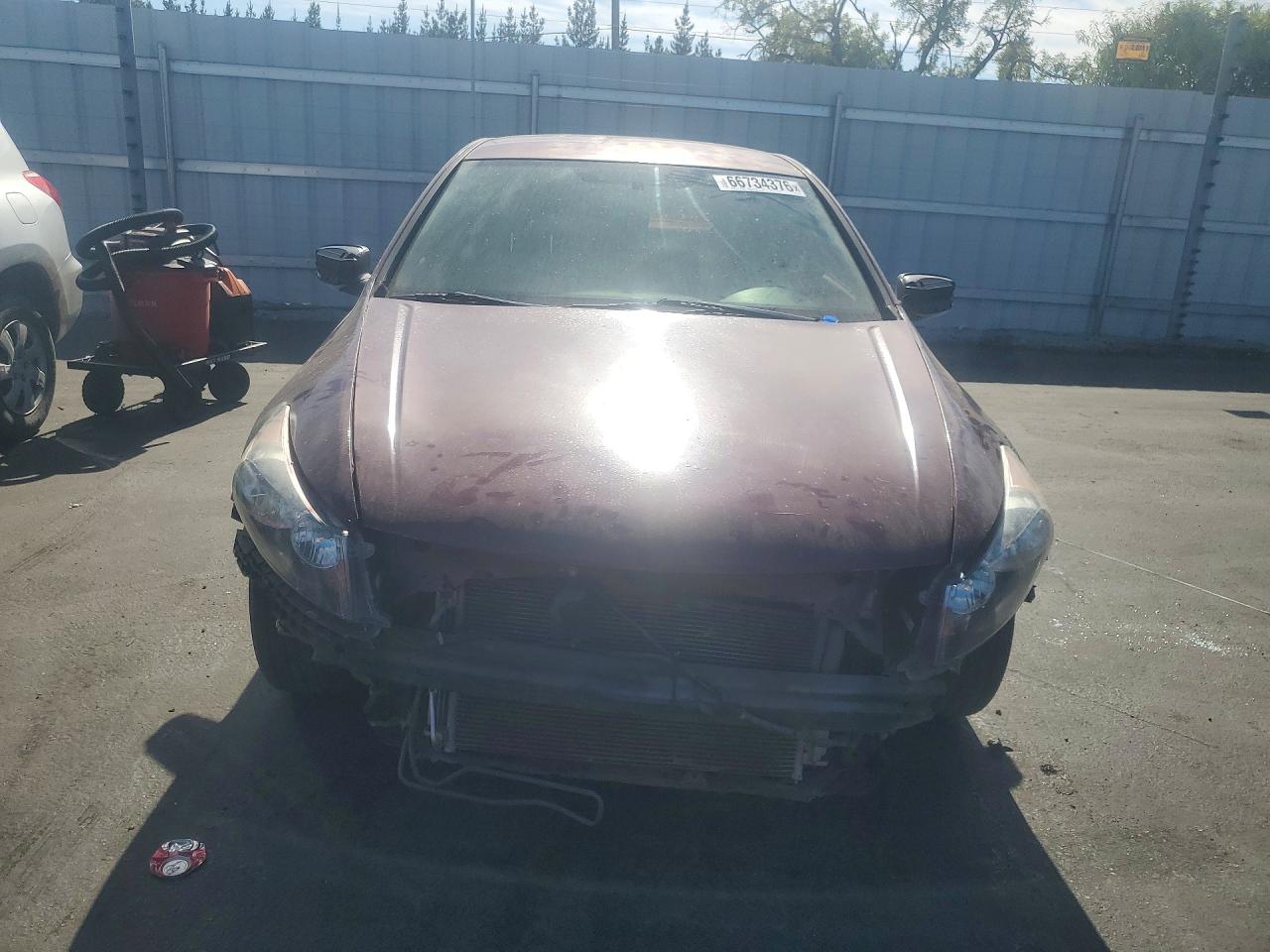 2012 Honda Accord Lx Burgundy vin: 1HGCP2F30CA237352