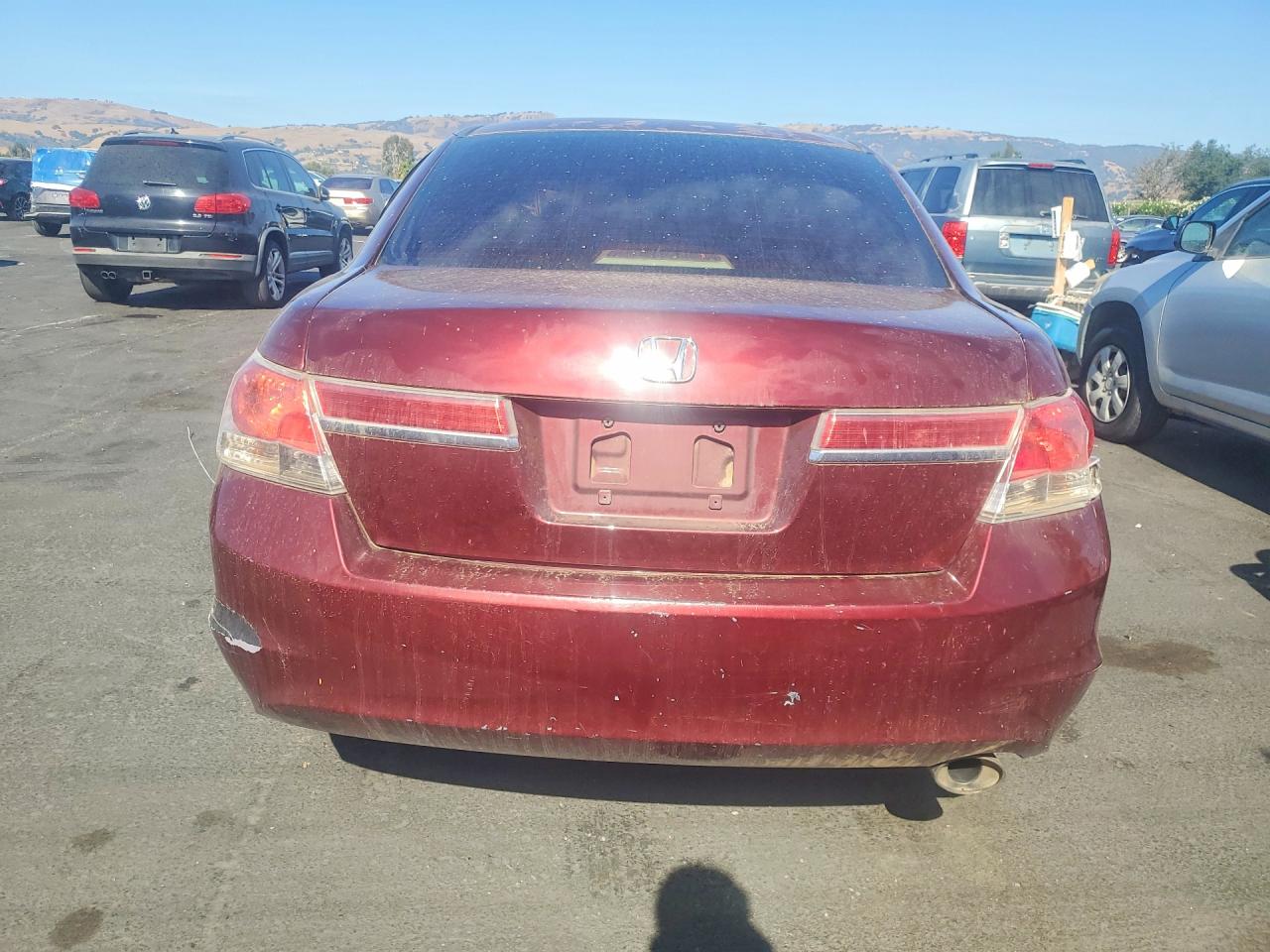 2012 Honda Accord Lx Burgundy vin: 1HGCP2F30CA237352