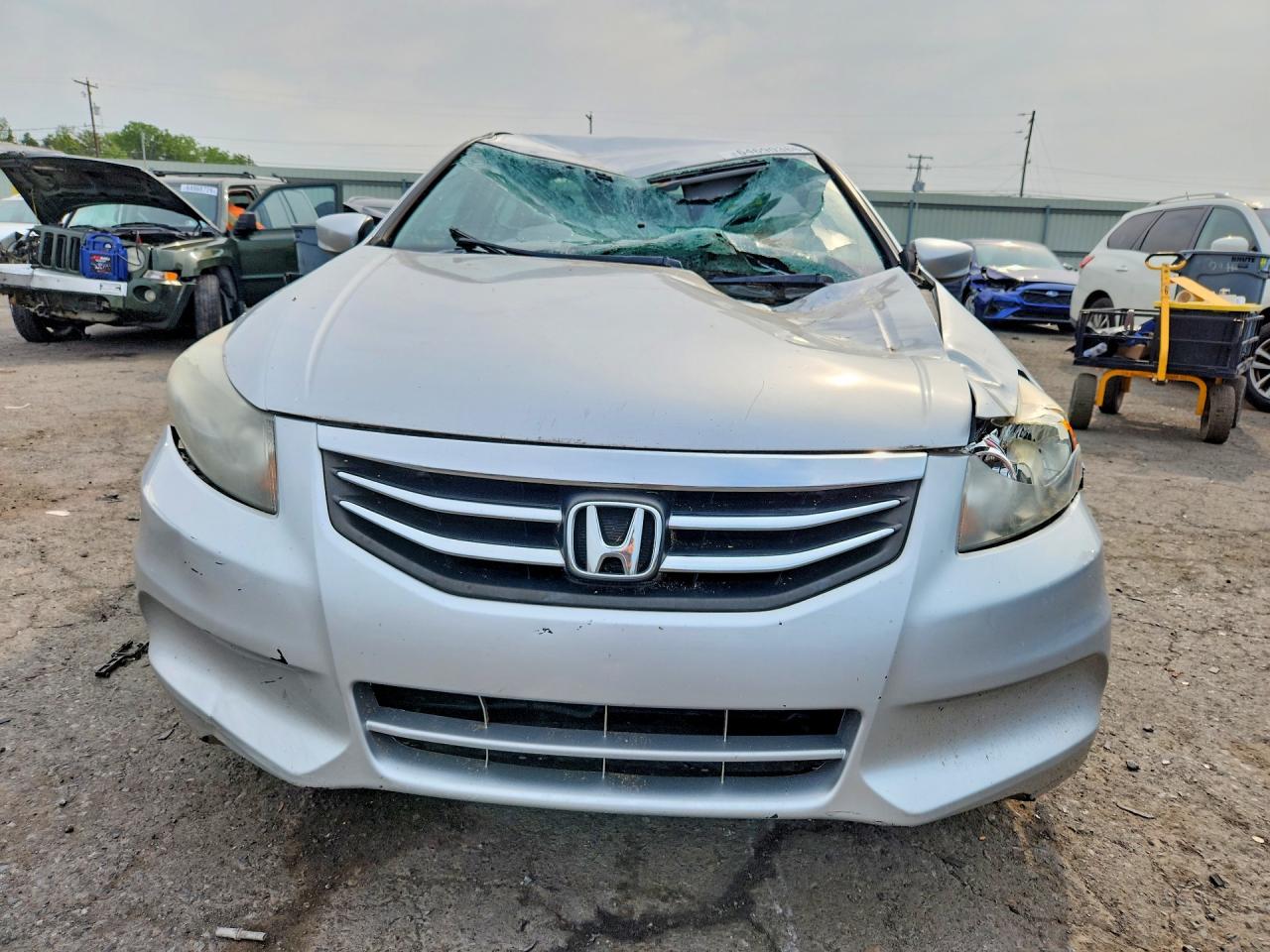 2012 Honda Accord Lx Silver vin: 1HGCP2F30CA241076