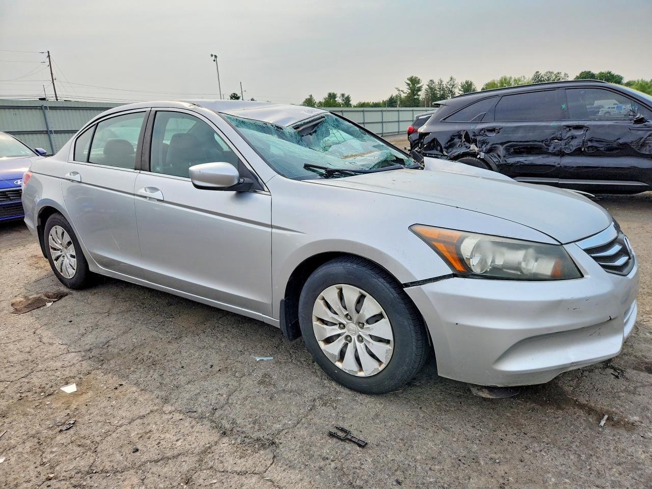 2012 Honda Accord Lx Silver vin: 1HGCP2F30CA241076