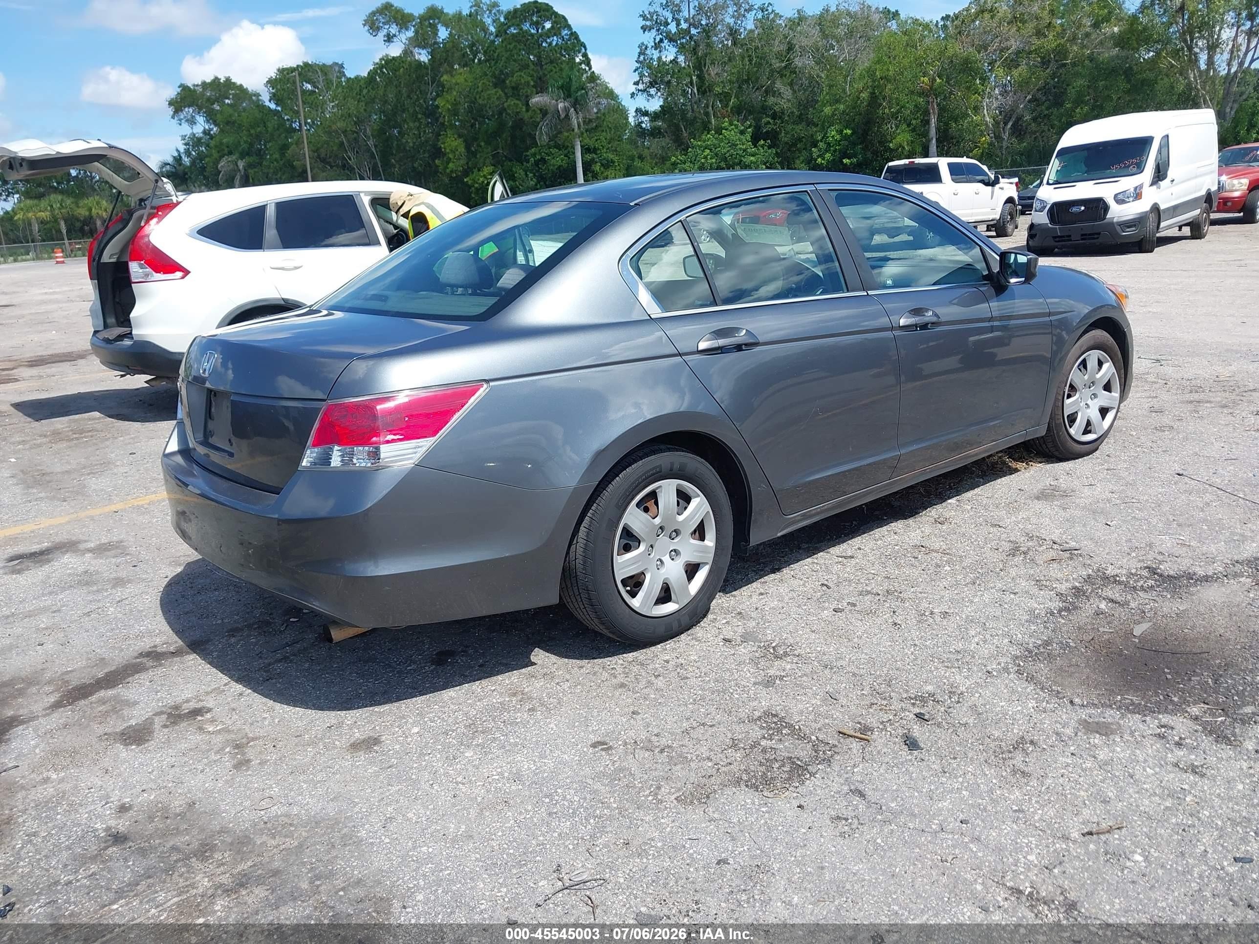 2010 Honda Accord 2.4 Lx Gray vin: 1HGCP2F31AA023192
