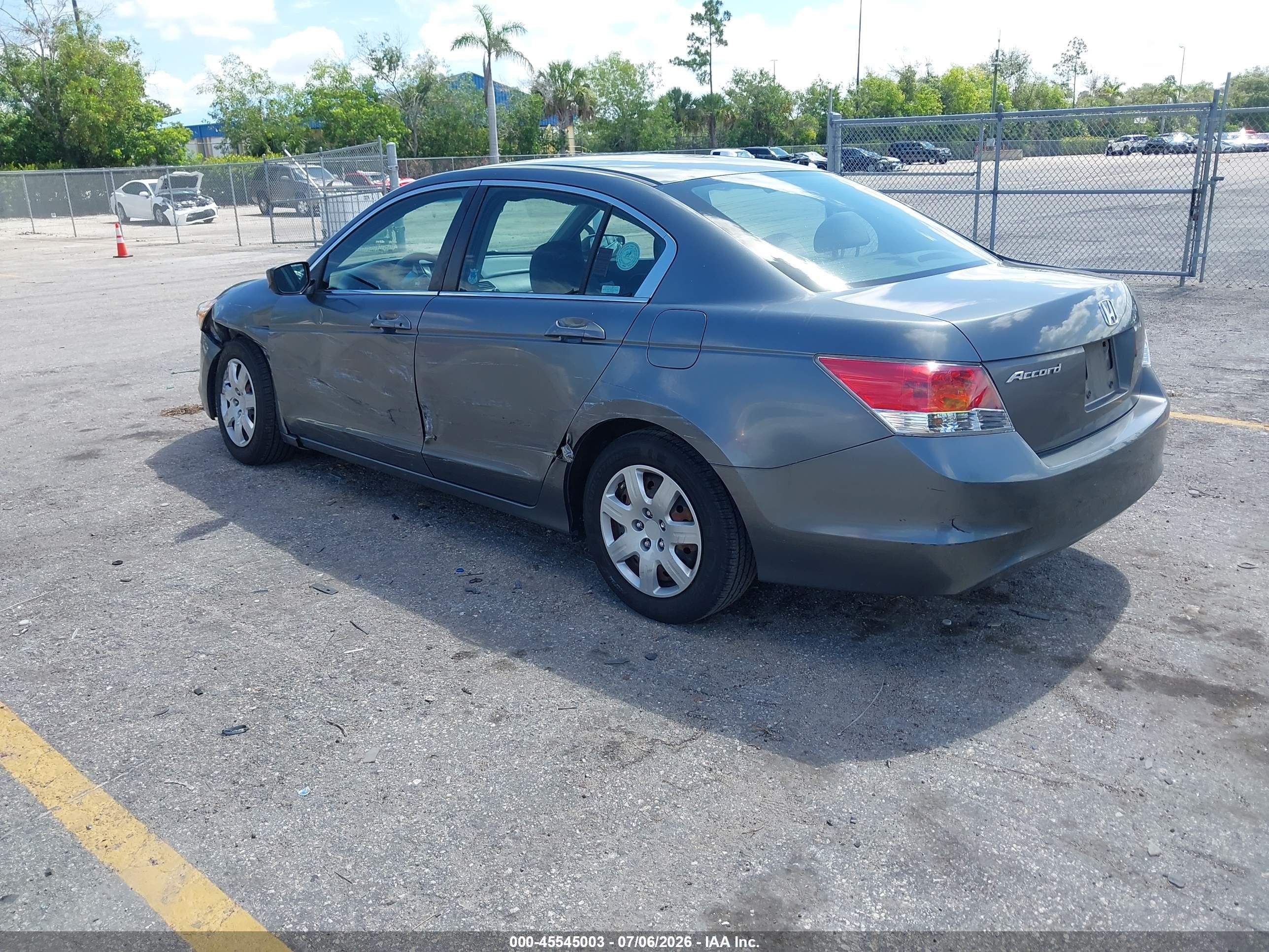 2010 Honda Accord 2.4 Lx Gray vin: 1HGCP2F31AA023192