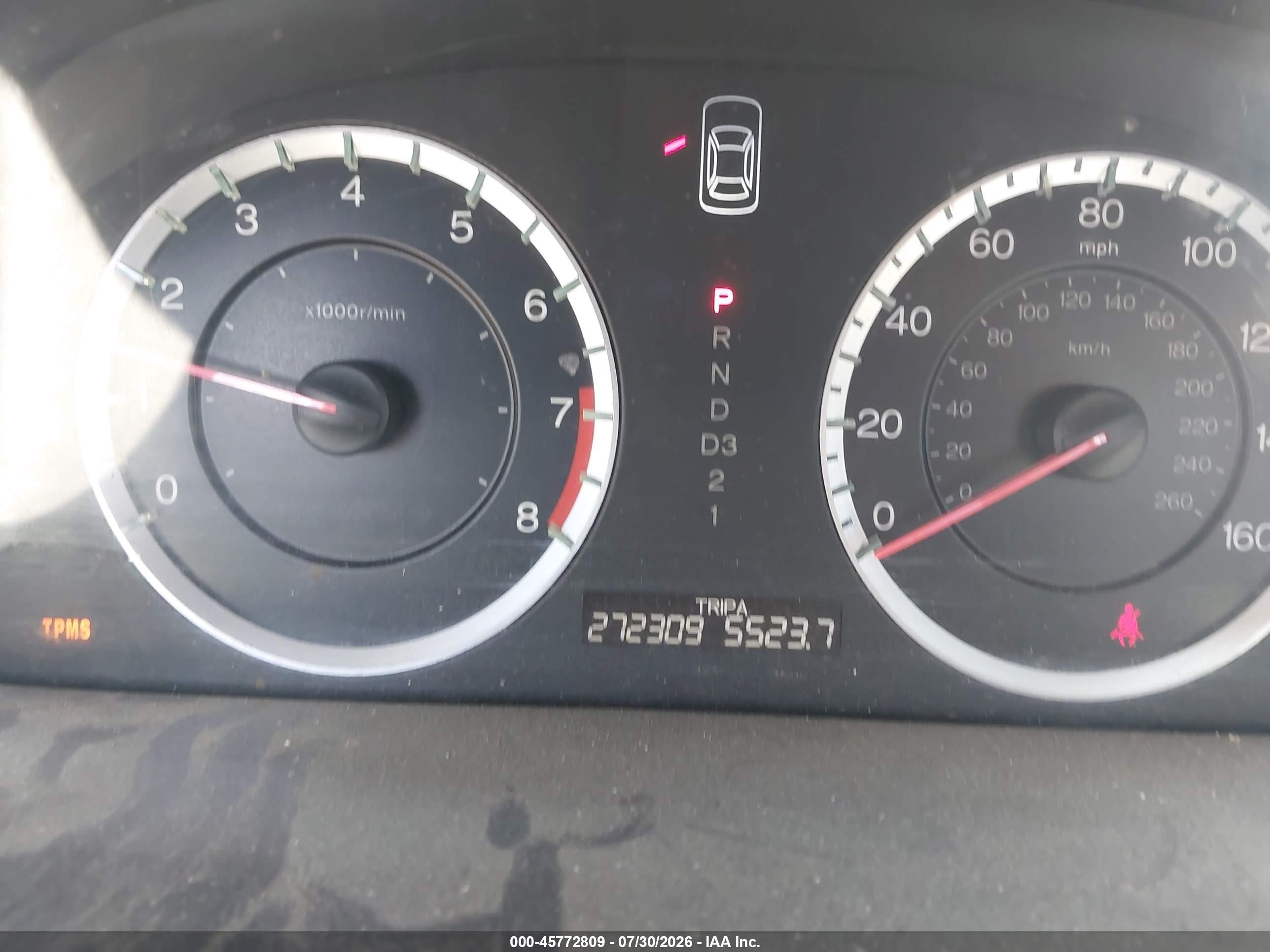 2010 Honda Accord 2.4 Lx White vin: 1HGCP2F31AA053874
