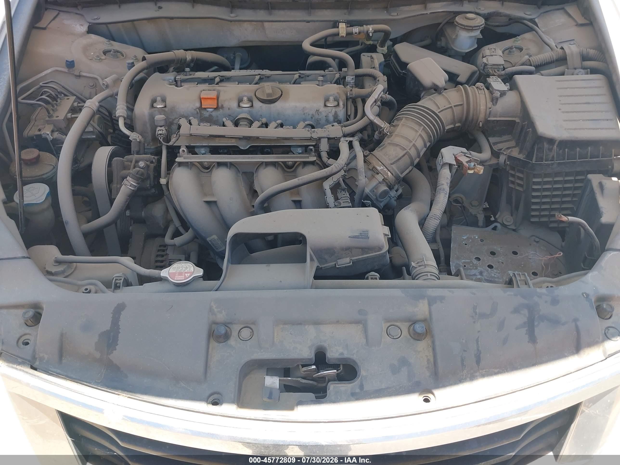 2010 Honda Accord 2.4 Lx White vin: 1HGCP2F31AA053874