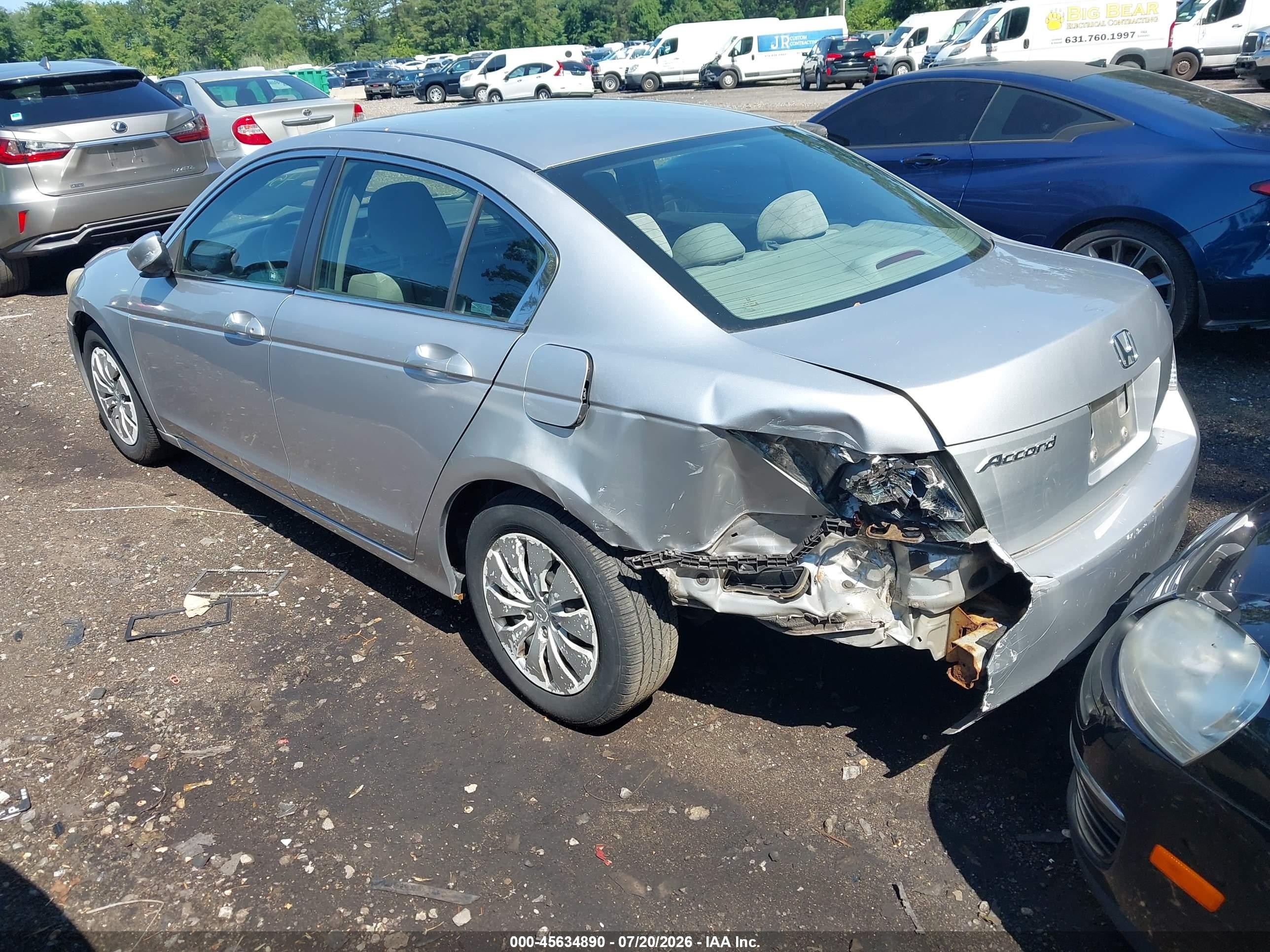 2010 Honda Accord 2.4 Lx Серебряный vin: 1HGCP2F31AA078239