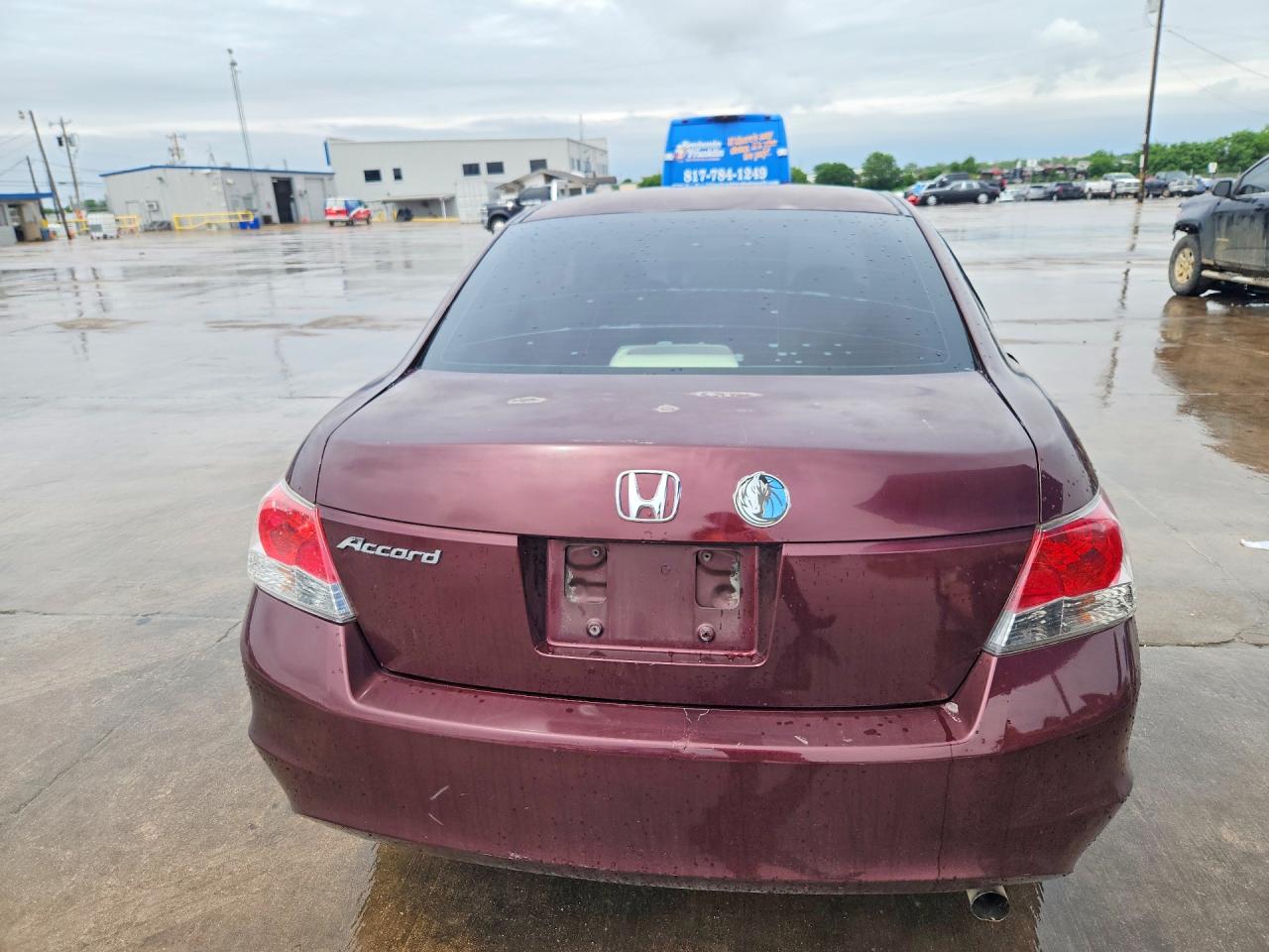 2010 Honda Accord Lx Burgundy vin: 1HGCP2F31AA078872
