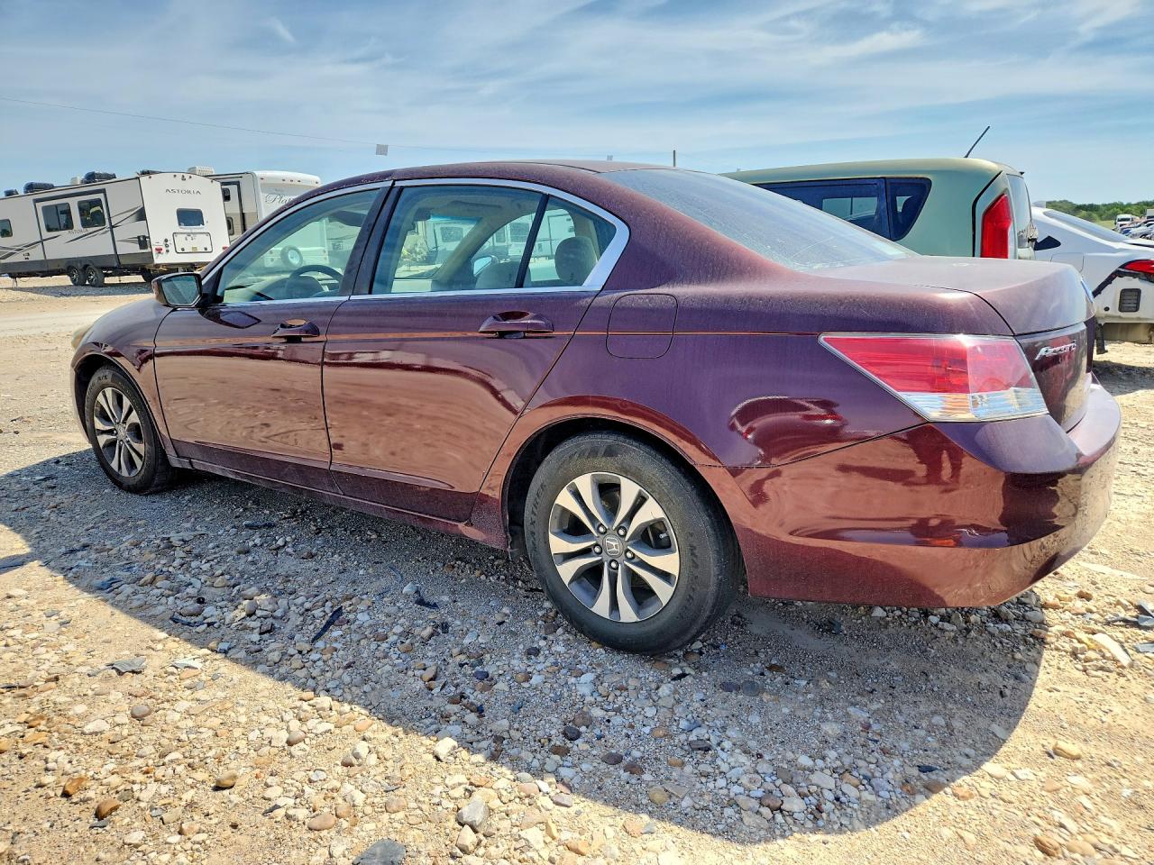 2010 Honda Accord Lx Burgundy vin: 1HGCP2F31AA078872