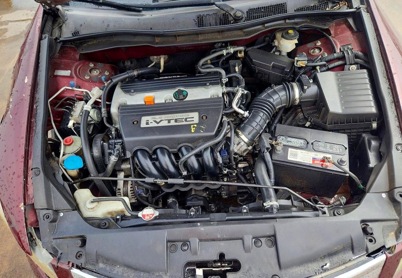2010 Honda Accord Lx Burgundy vin: 1HGCP2F31AA078872