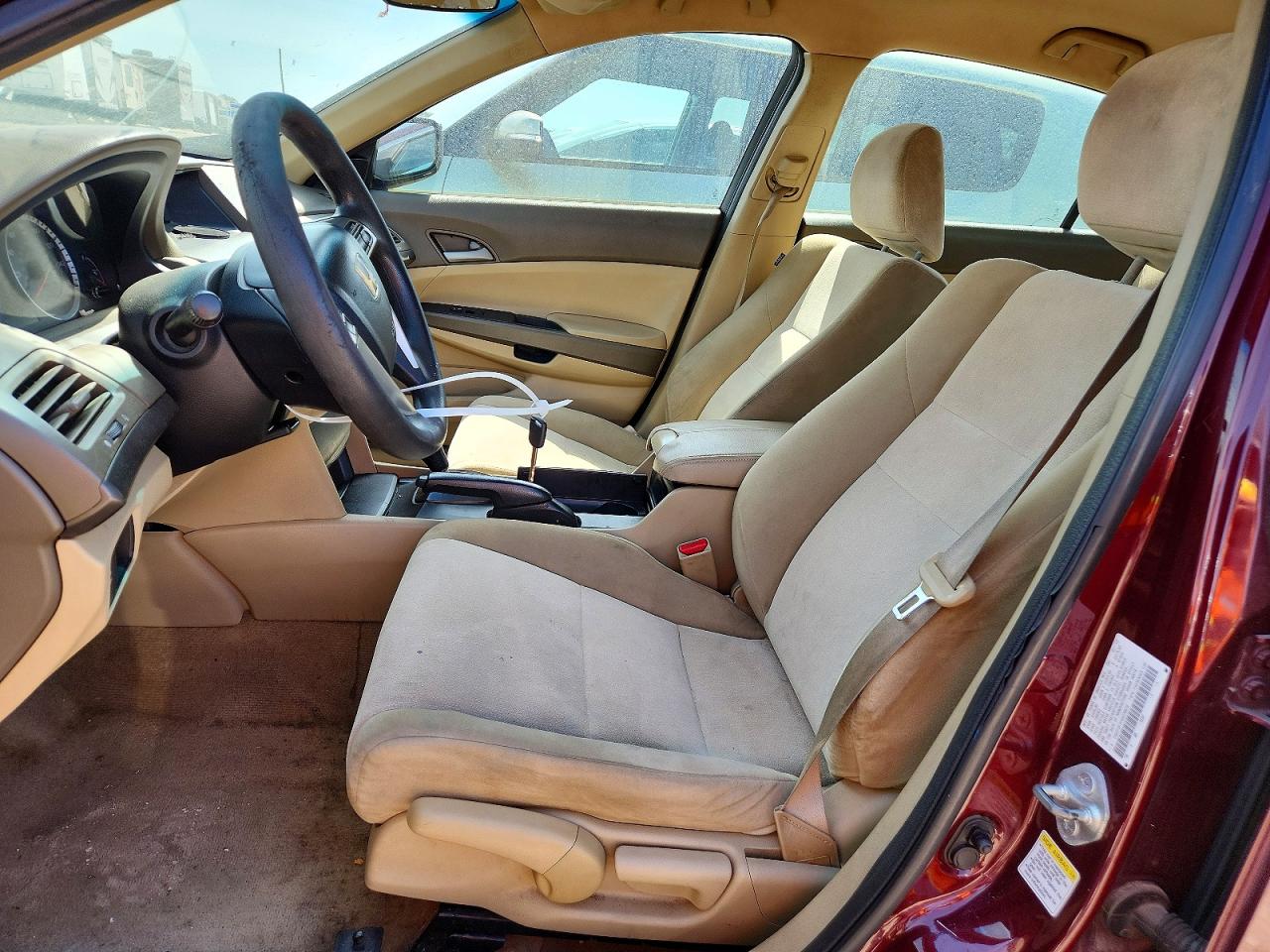 2010 Honda Accord Lx Burgundy vin: 1HGCP2F31AA078872