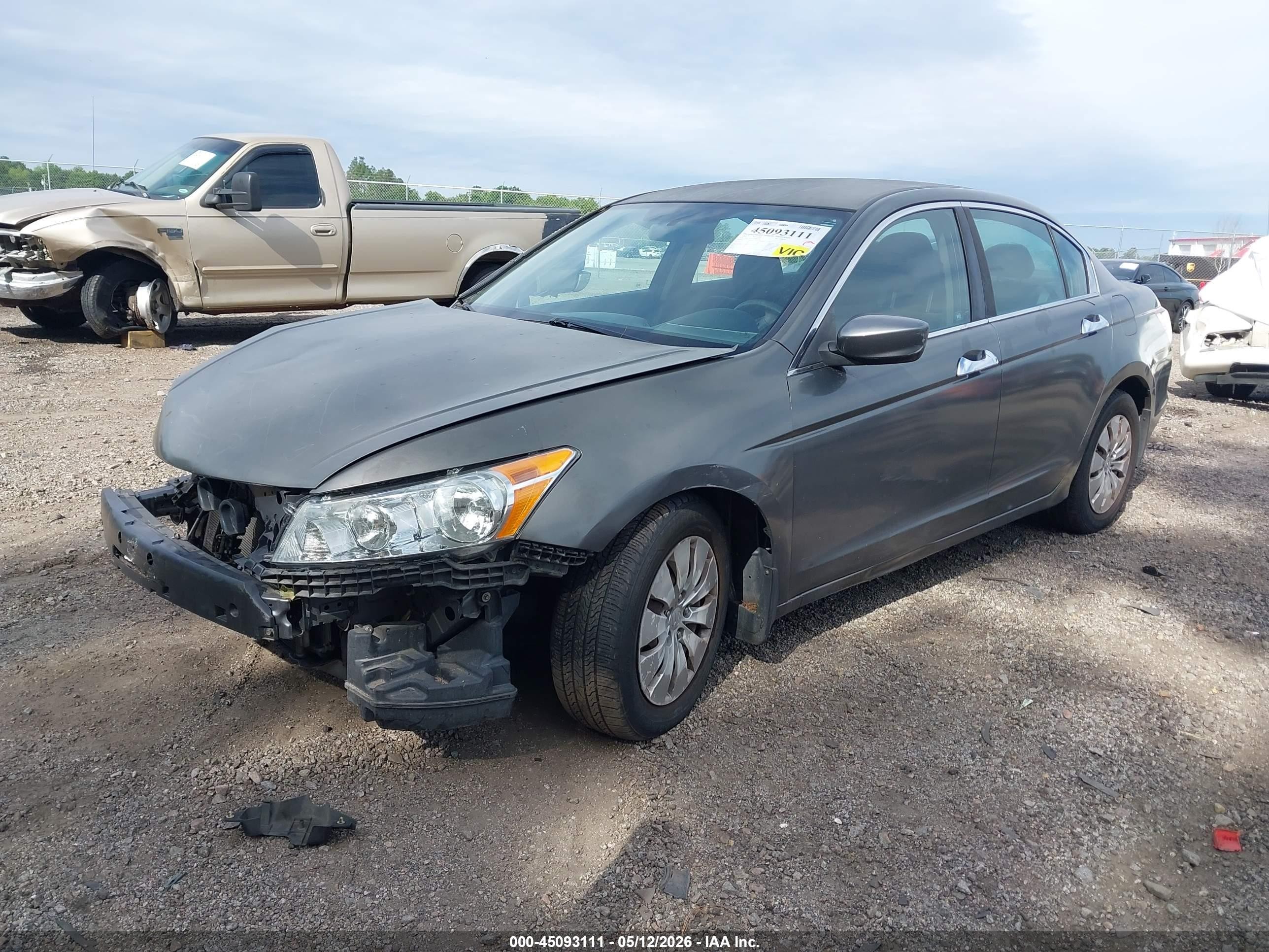 2010 Honda Accord 2.4 Lx Gray vin: 1HGCP2F31AA083361