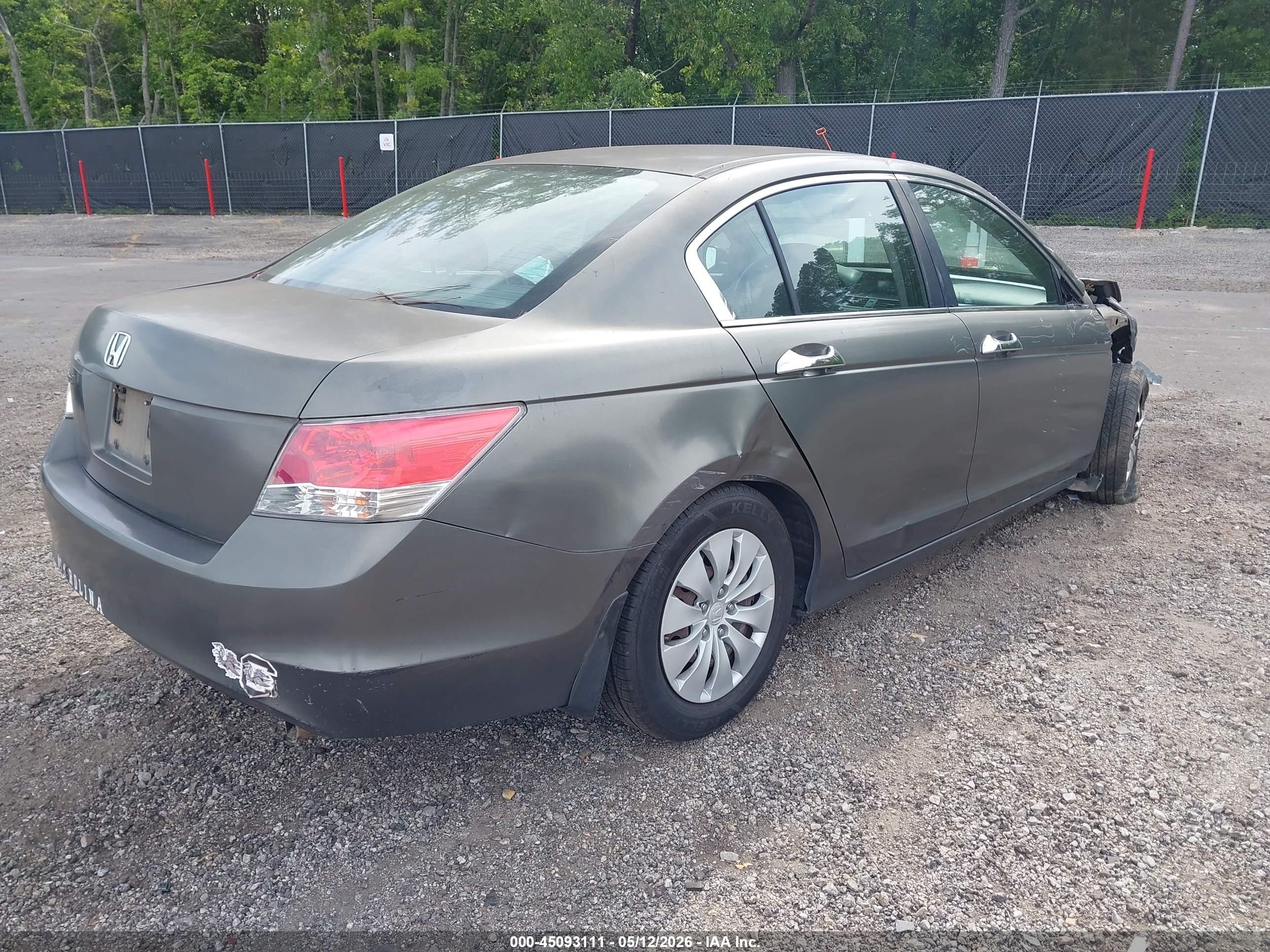 2010 Honda Accord 2.4 Lx Gray vin: 1HGCP2F31AA083361