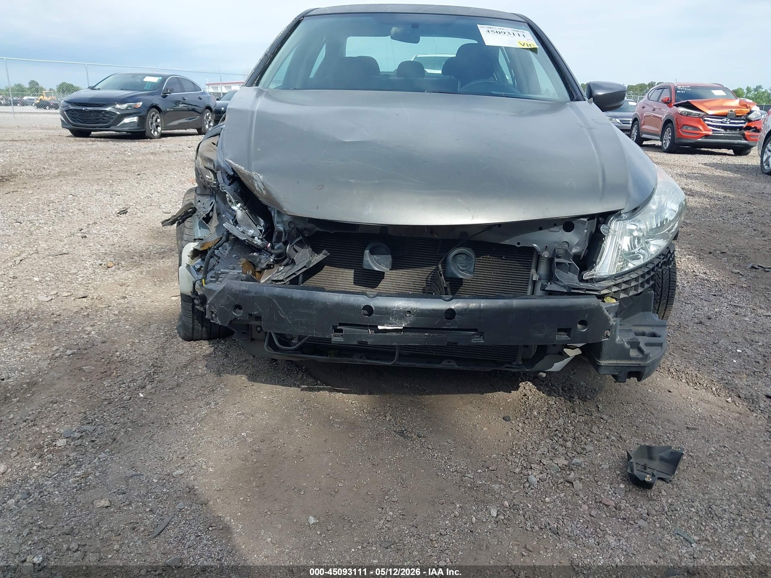 2010 Honda Accord 2.4 Lx Gray vin: 1HGCP2F31AA083361