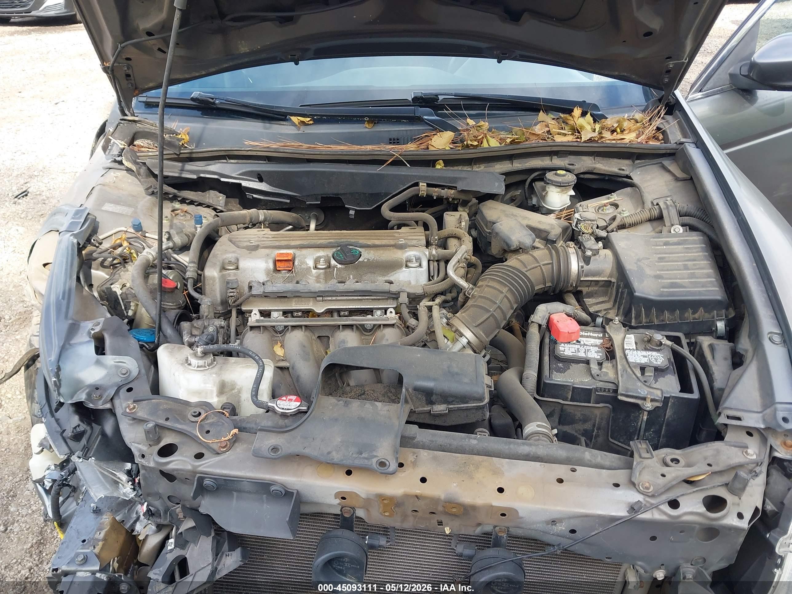 2010 Honda Accord 2.4 Lx Gray vin: 1HGCP2F31AA083361