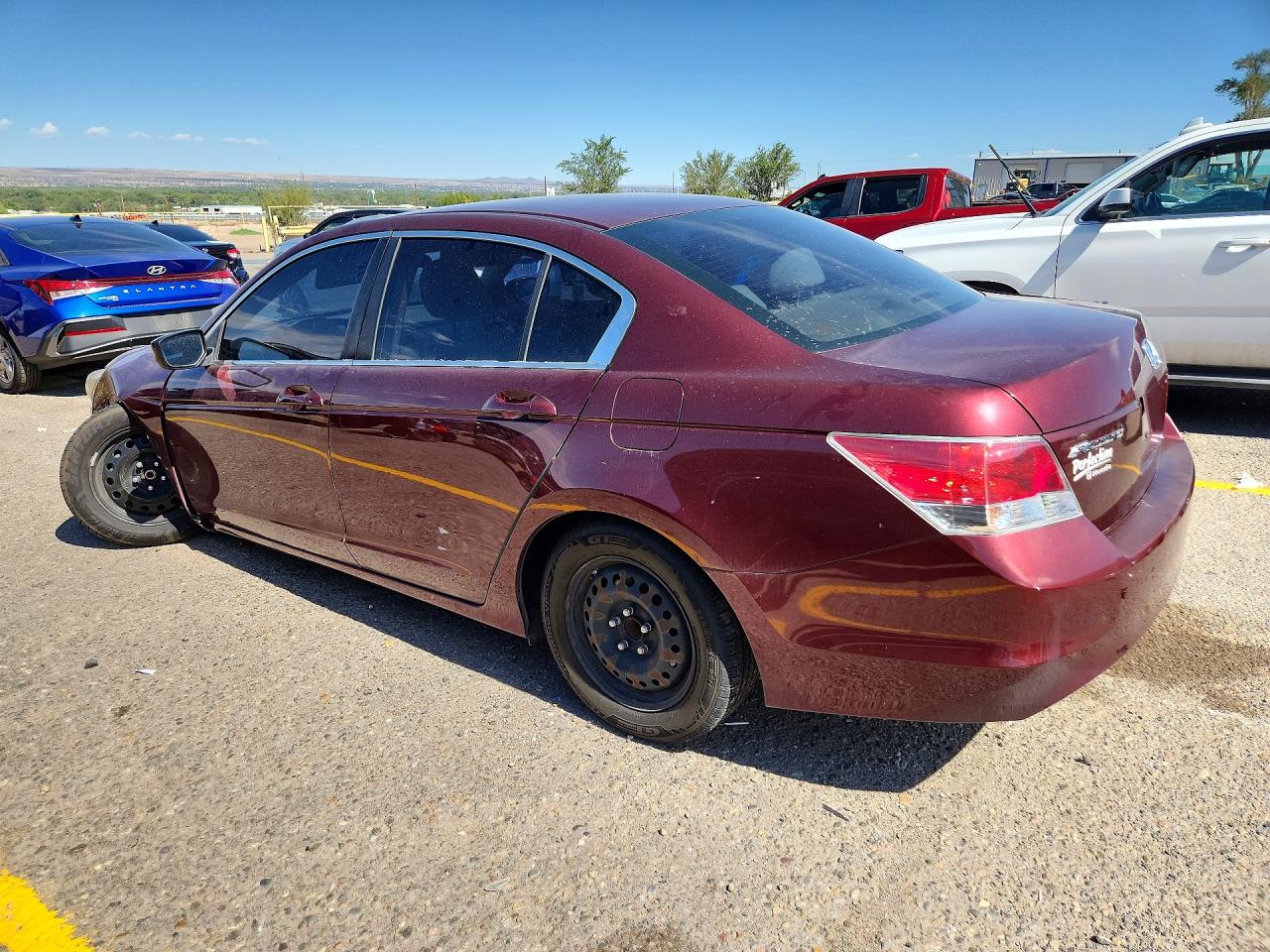 2010 Honda Accord Lx Бордовый vin: 1HGCP2F31AA108825