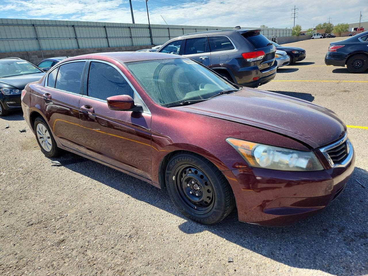 2010 Honda Accord Lx Бордовый vin: 1HGCP2F31AA108825
