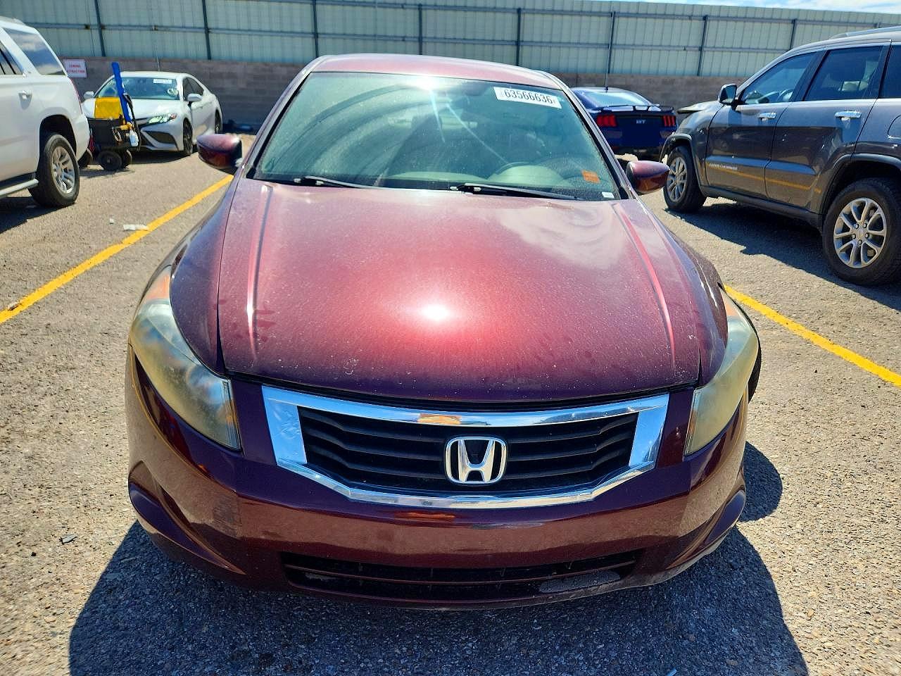 2010 Honda Accord Lx Бордовый vin: 1HGCP2F31AA108825