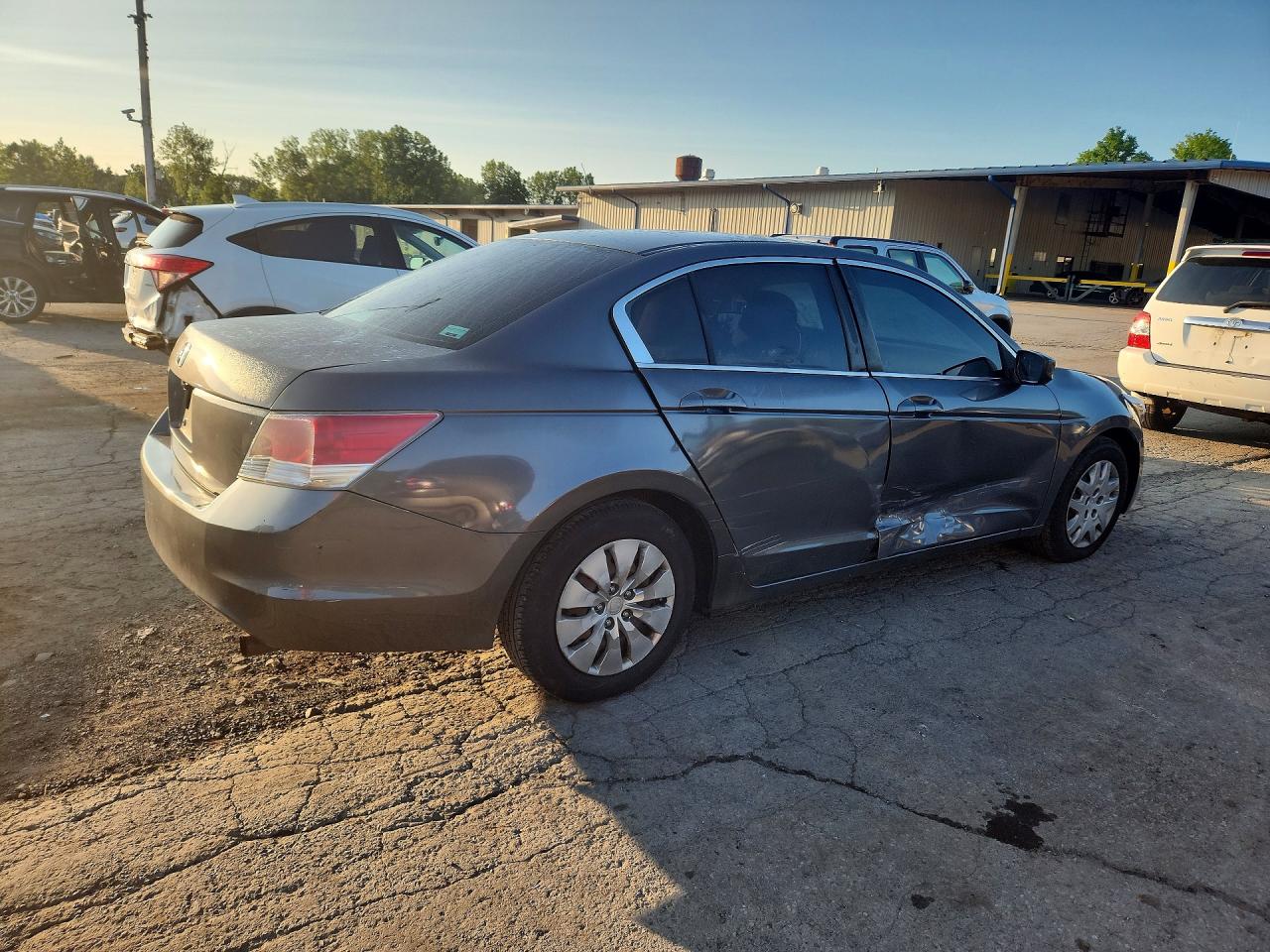2010 Honda Accord Lx Gray vin: 1HGCP2F31AA120389