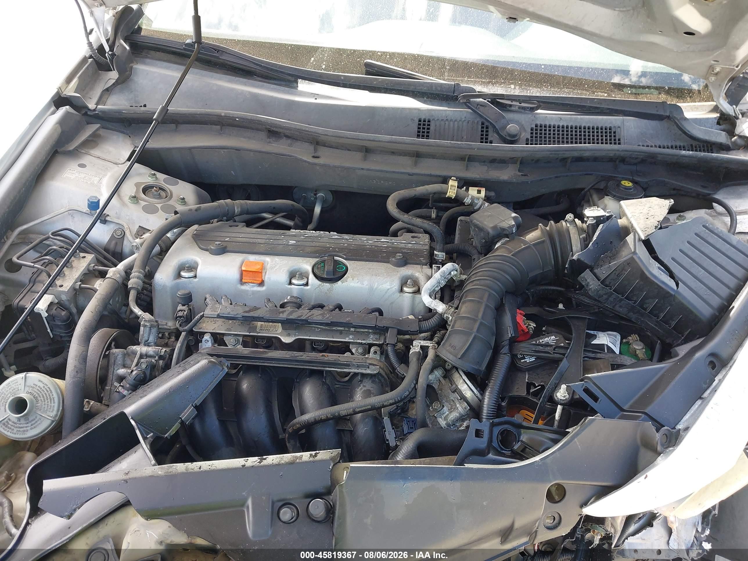 2010 Honda Accord 2.4 Lx Silver vin: 1HGCP2F31AA121459