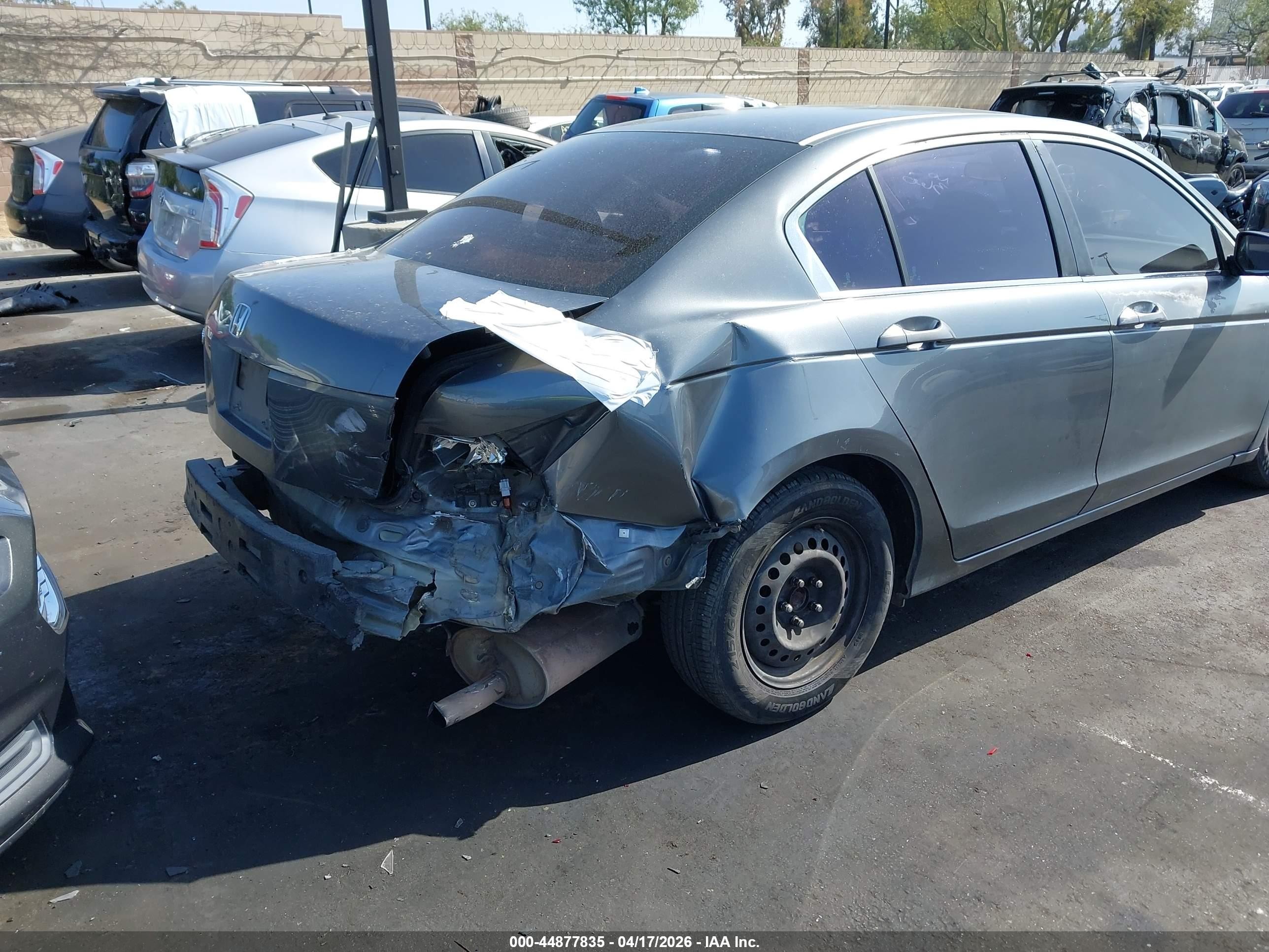 2010 Honda Accord 2.4 Lx Серый vin: 1HGCP2F31AA132753