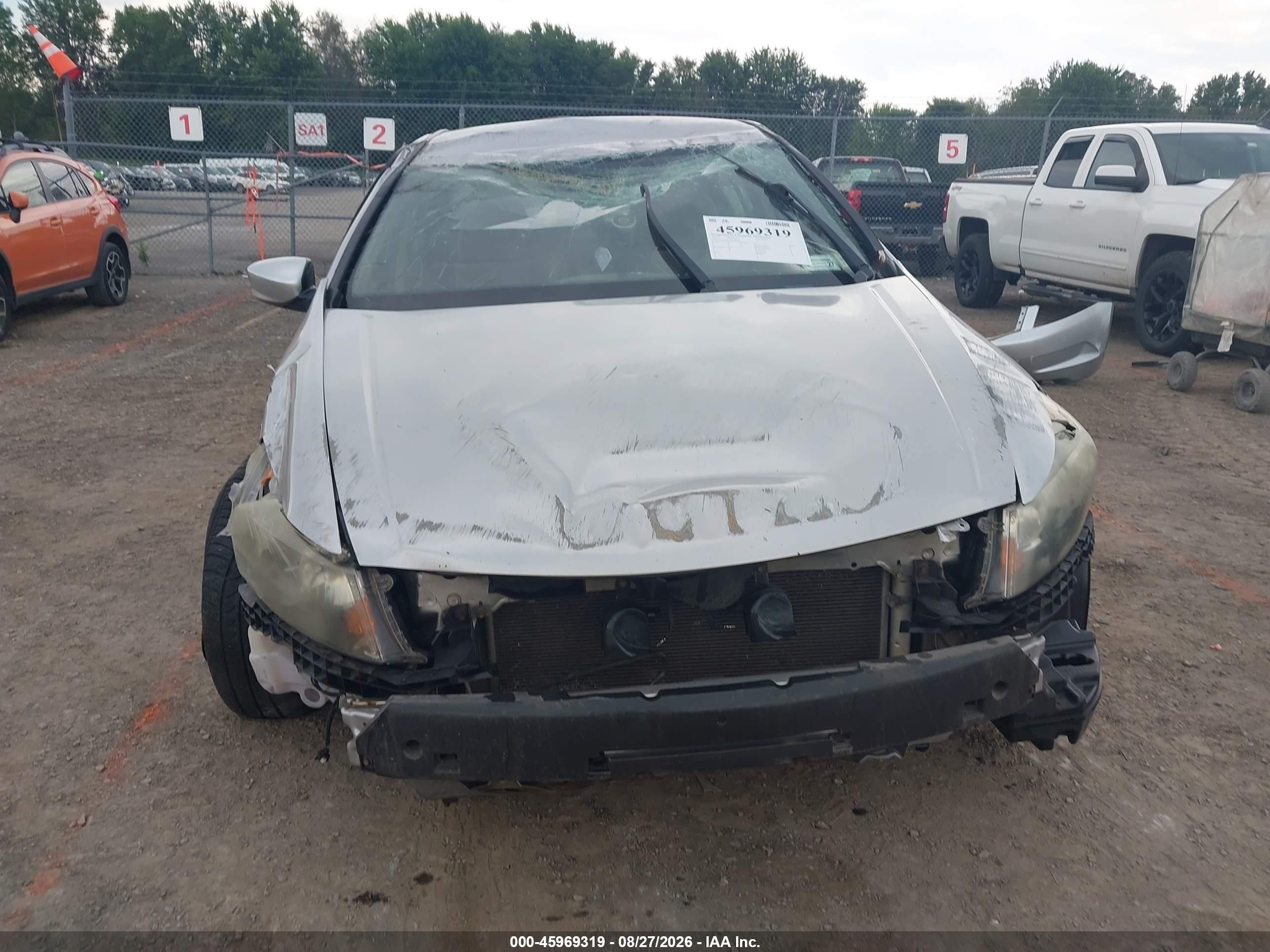 2010 Honda Accord 2.4 Lx Silver vin: 1HGCP2F31AA136396