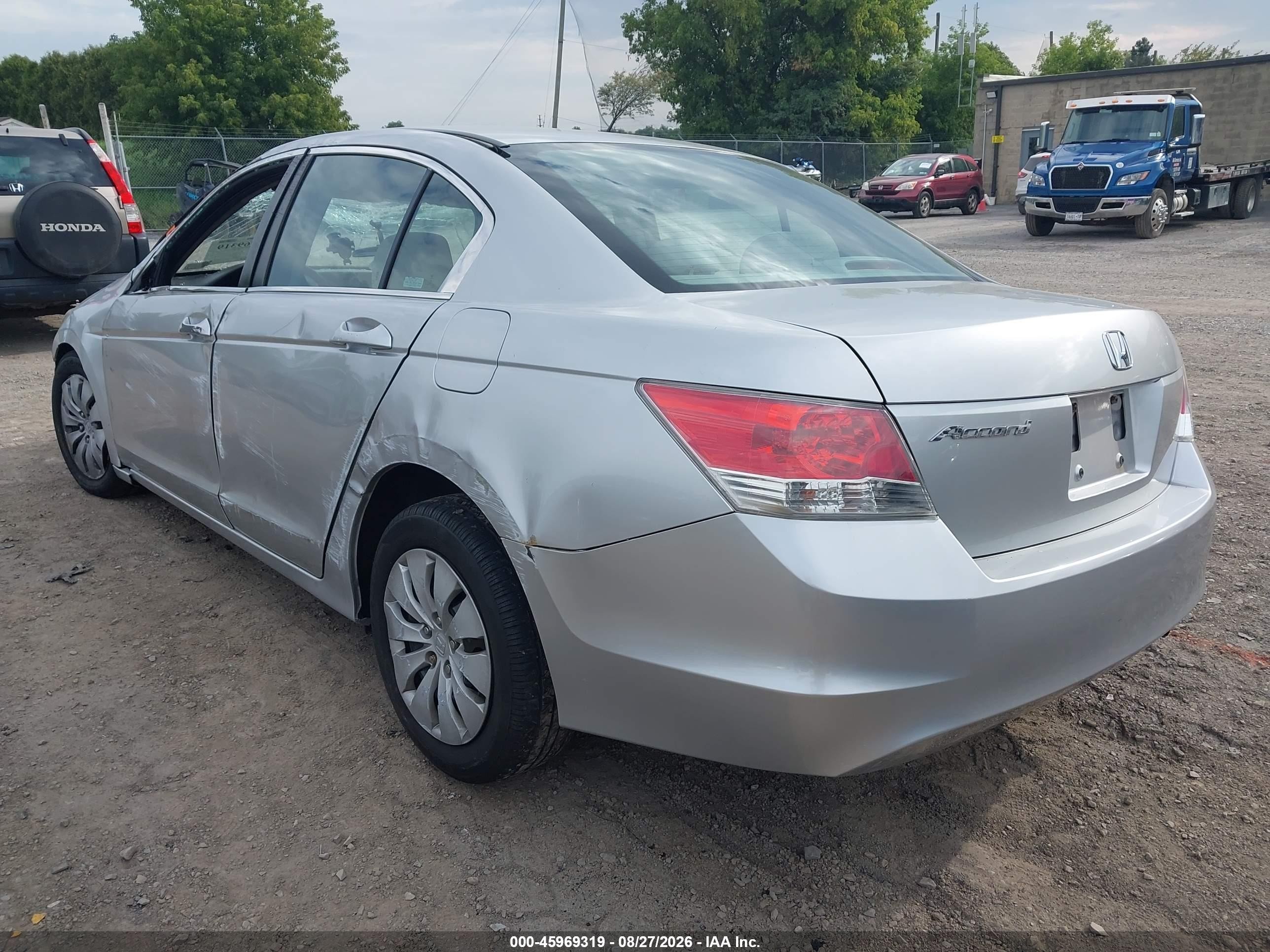 2010 Honda Accord 2.4 Lx Silver vin: 1HGCP2F31AA136396