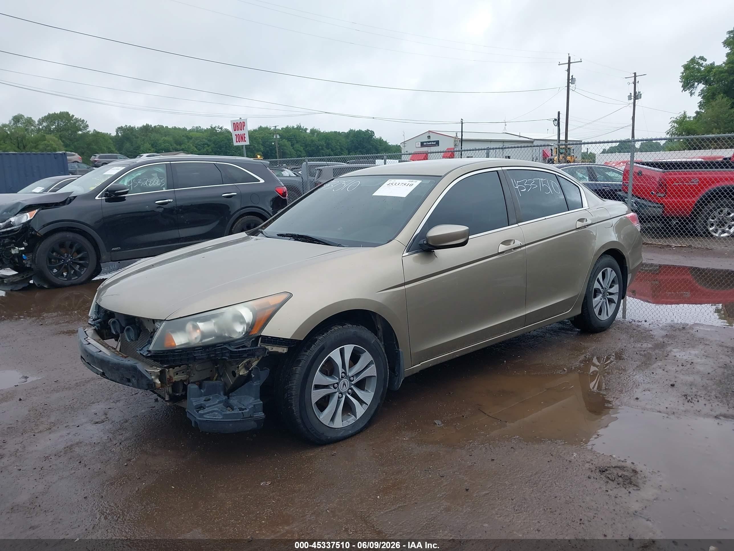 2010 Honda Accord 2.4 Lx Gold vin: 1HGCP2F31AA153540
