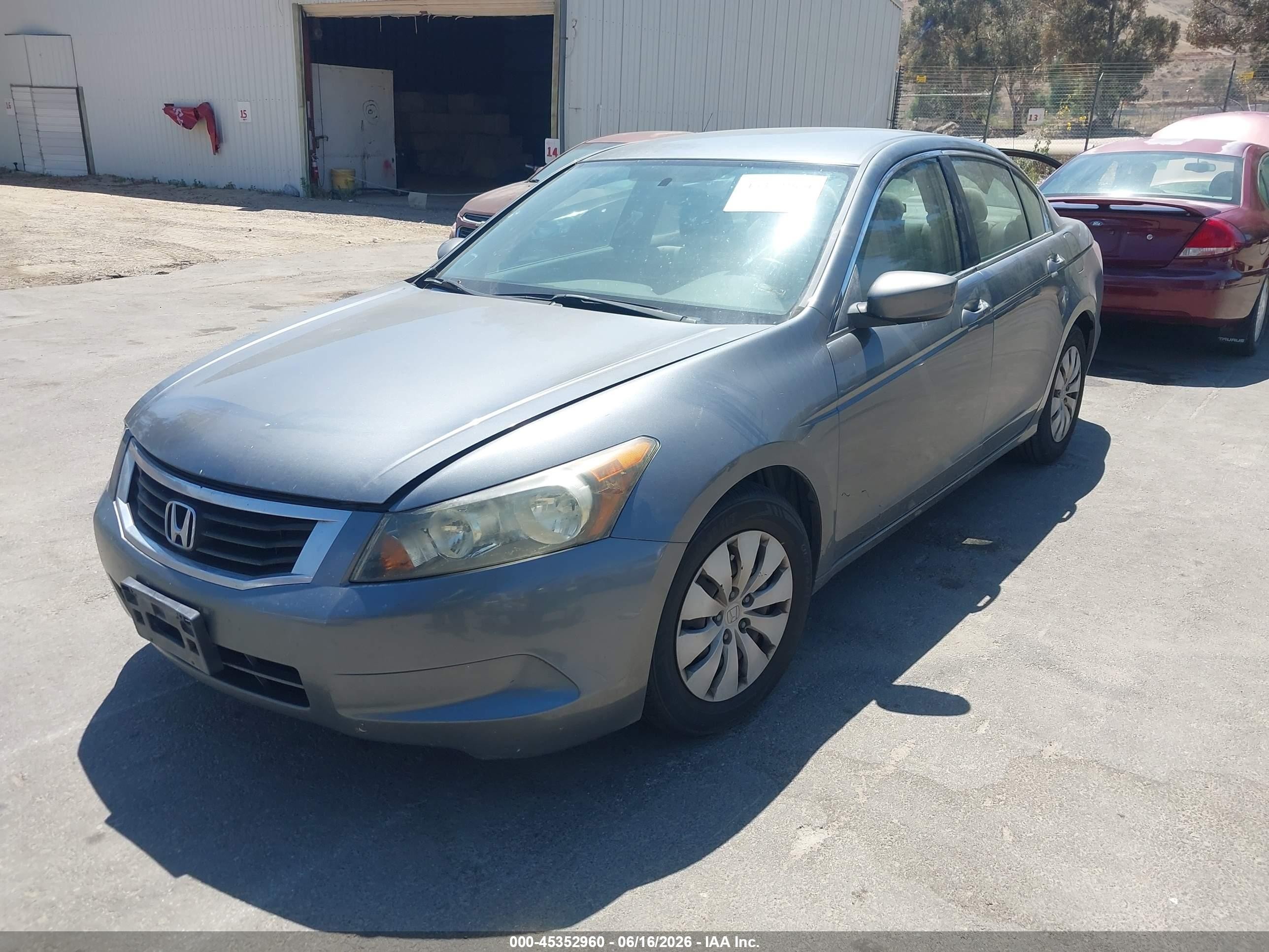 2010 Honda Accord 2.4 Lx Gray vin: 1HGCP2F31AA155241