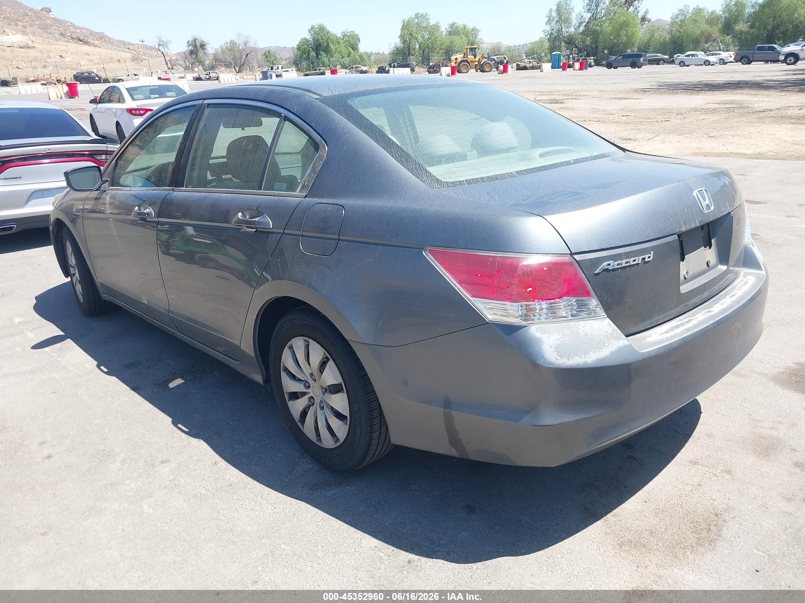 2010 Honda Accord 2.4 Lx Gray vin: 1HGCP2F31AA155241