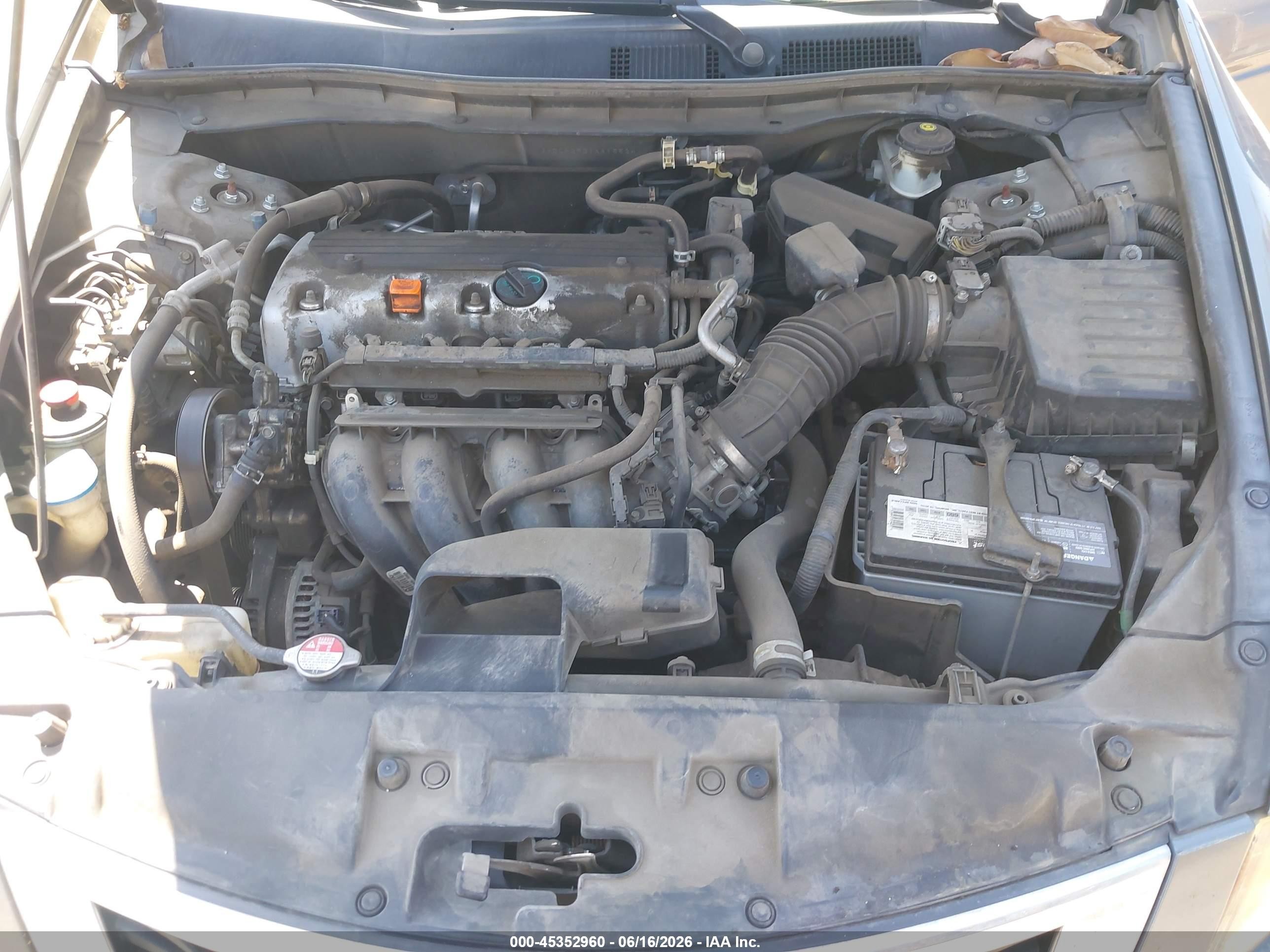 2010 Honda Accord 2.4 Lx Gray vin: 1HGCP2F31AA155241