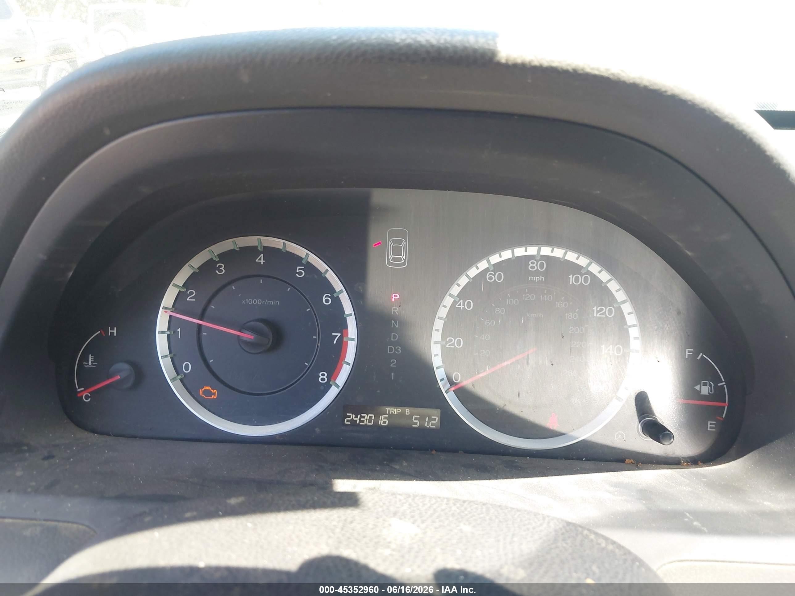 2010 Honda Accord 2.4 Lx Gray vin: 1HGCP2F31AA155241