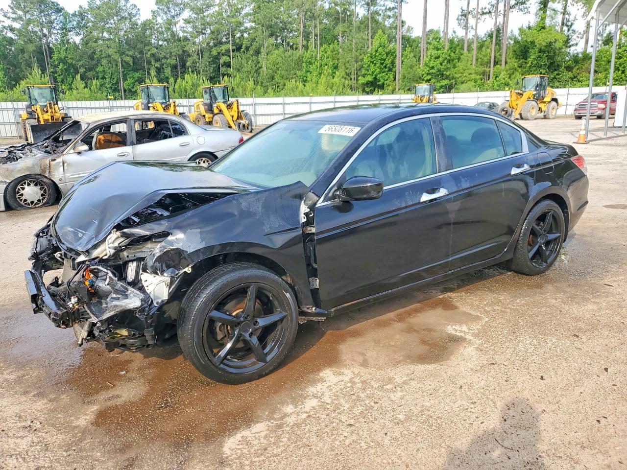 2010 Honda Accord Lx Black vin: 1HGCP2F31AA164182
