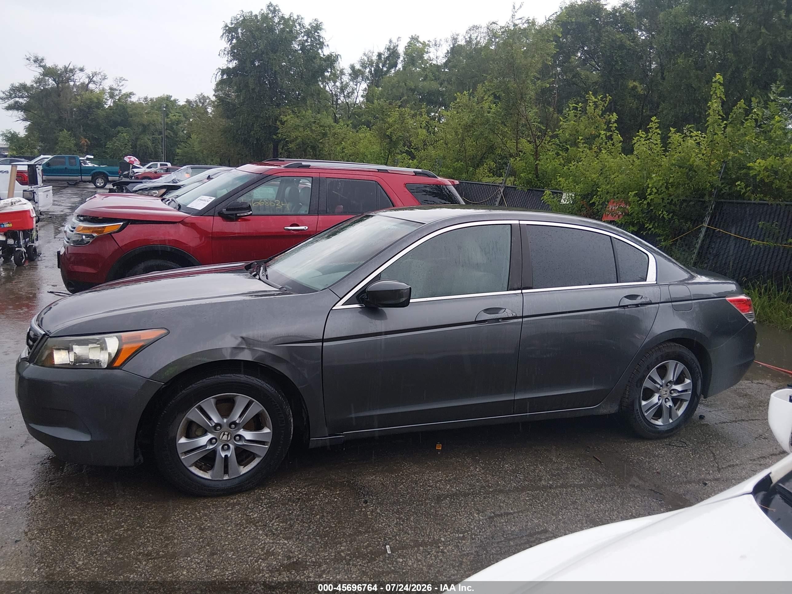 2010 Honda Accord 2.4 Lx Gray vin: 1HGCP2F31AA171973