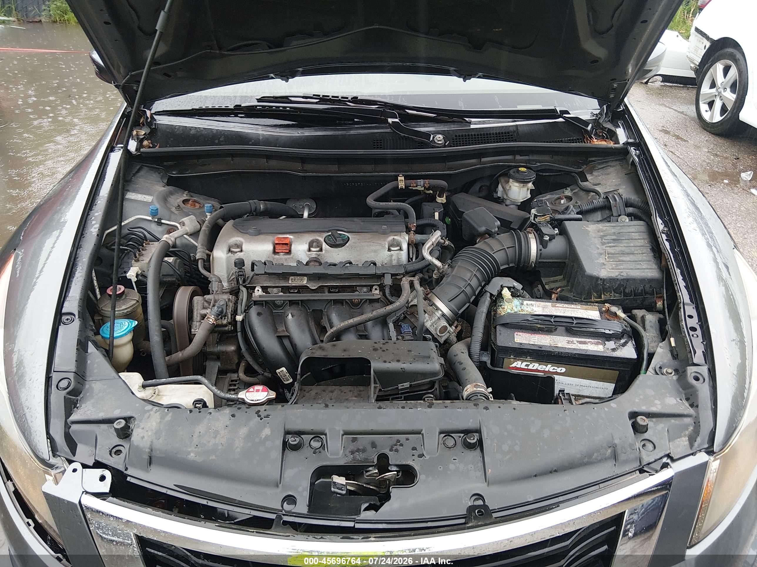 2010 Honda Accord 2.4 Lx Gray vin: 1HGCP2F31AA171973