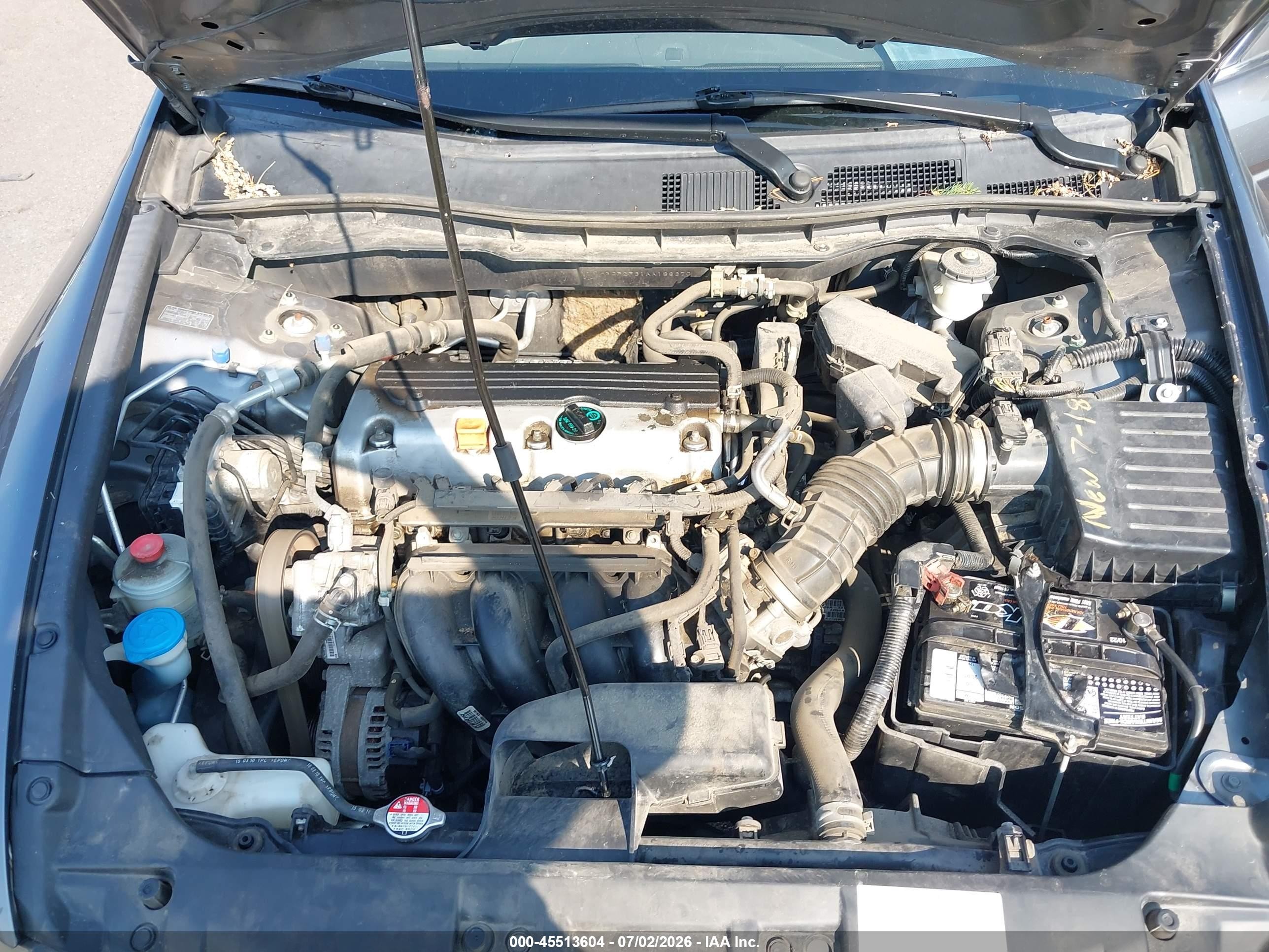 2010 Honda Accord 2.4 Lx Gray vin: 1HGCP2F31AA188370