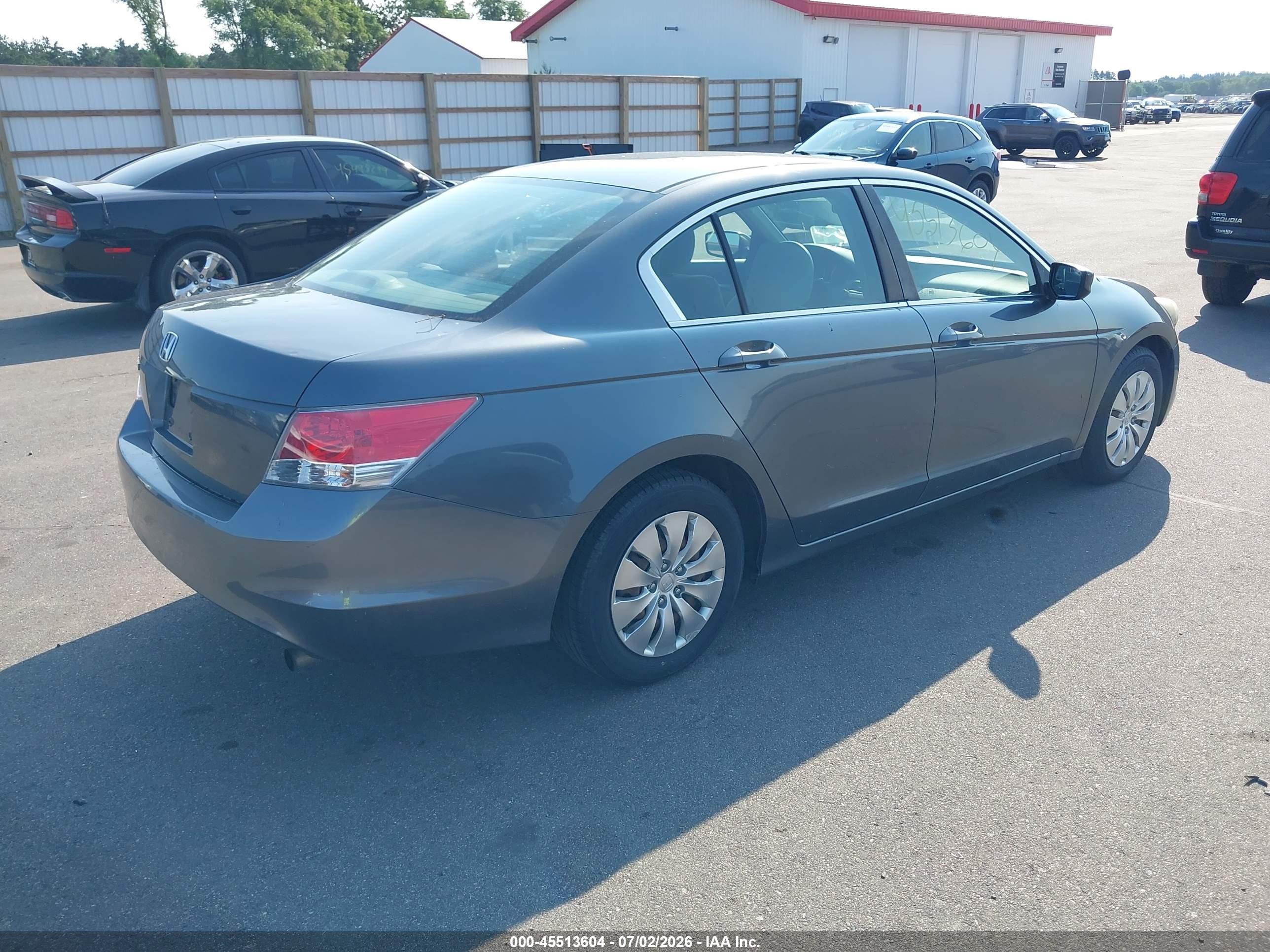 2010 Honda Accord 2.4 Lx Gray vin: 1HGCP2F31AA188370