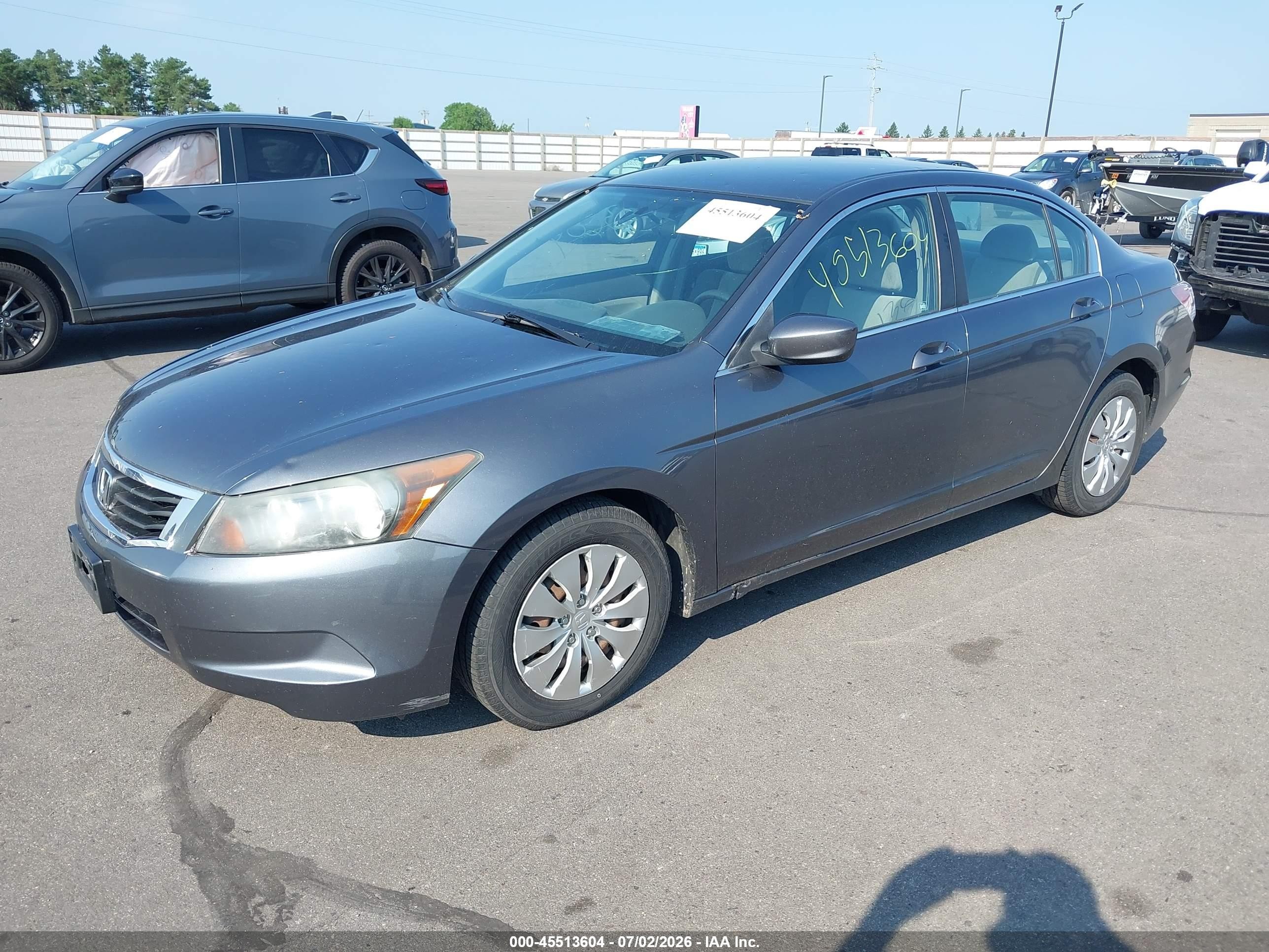 2010 Honda Accord 2.4 Lx Gray vin: 1HGCP2F31AA188370