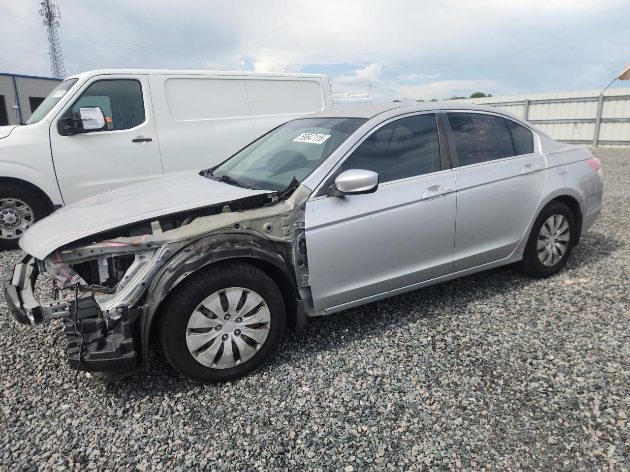 2010 Honda Accord Lx Silver vin: 1HGCP2F31AA190300