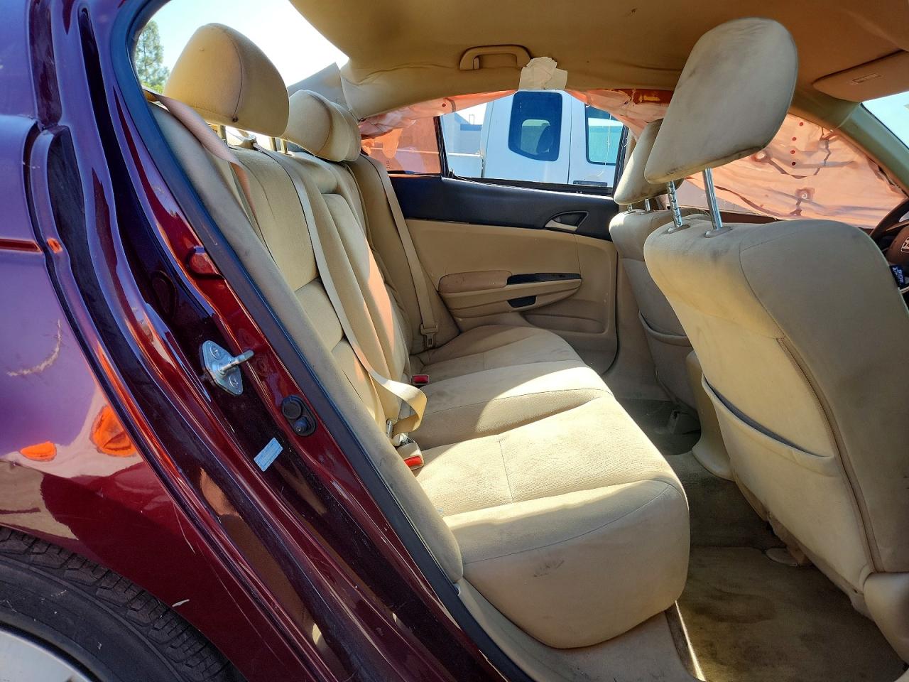 2011 Honda Accord Lx Burgundy vin: 1HGCP2F31BA008743