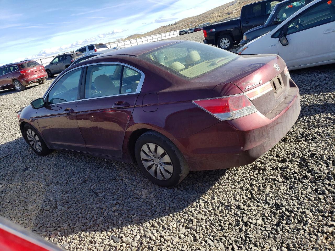 2011 Honda Accord Lx Burgundy vin: 1HGCP2F31BA050202
