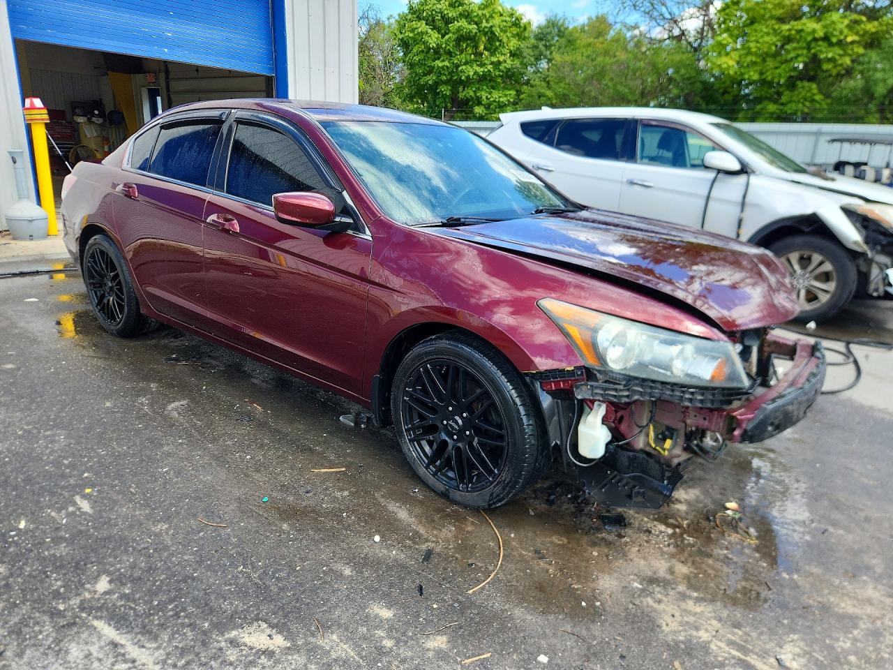 2011 Honda Accord Lx Burgundy vin: 1HGCP2F31BA076170
