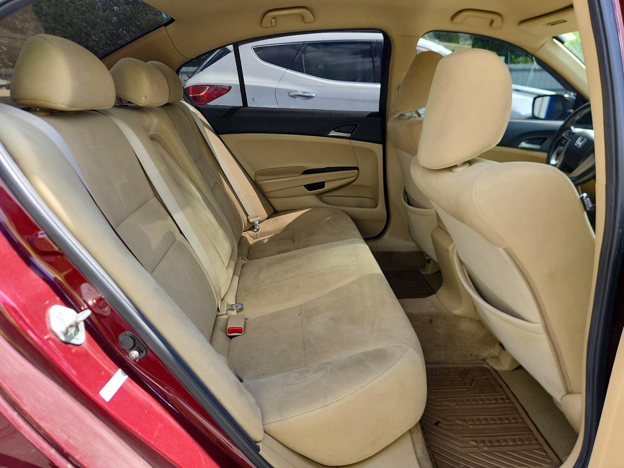 2011 Honda Accord Lx Burgundy vin: 1HGCP2F31BA076170