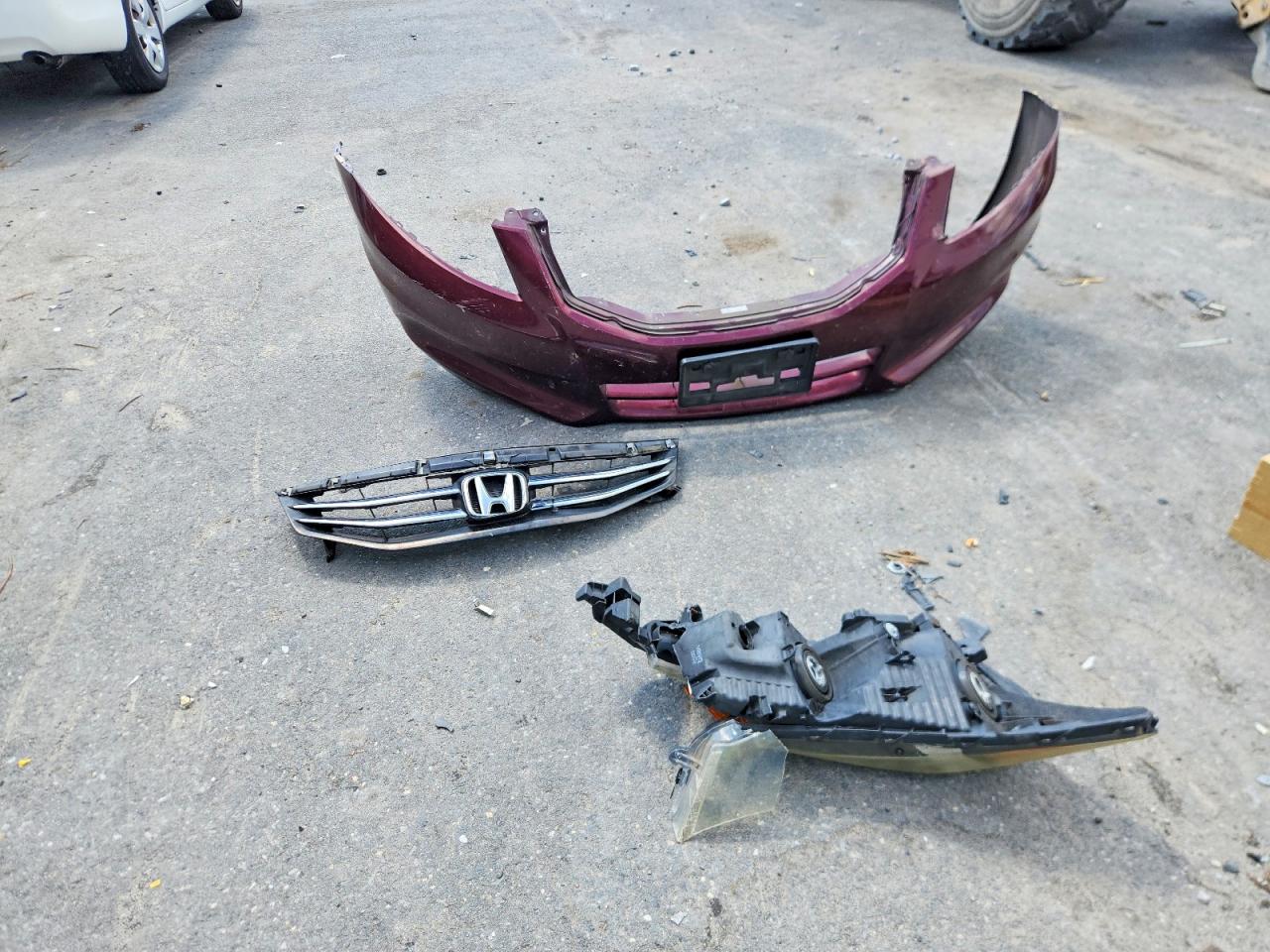 2011 Honda Accord Lx Burgundy vin: 1HGCP2F31BA076170